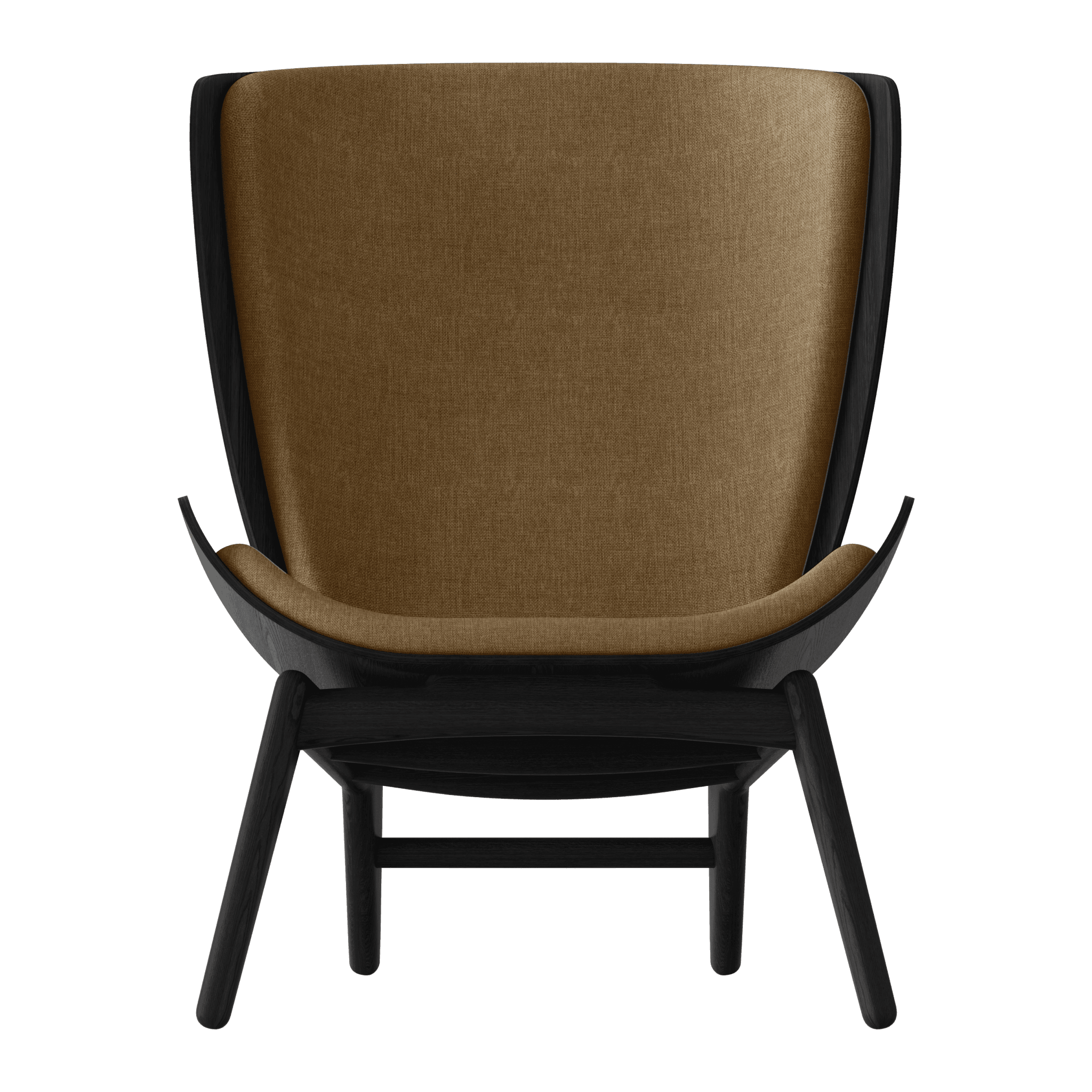 Fotel READER karmelowy z czarną podstawą UMAGE Eye on Design