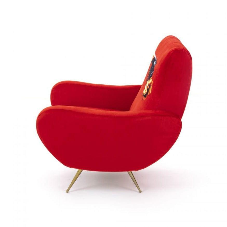 Fotel REVOLVER czerwony Seletti Eye on Design
