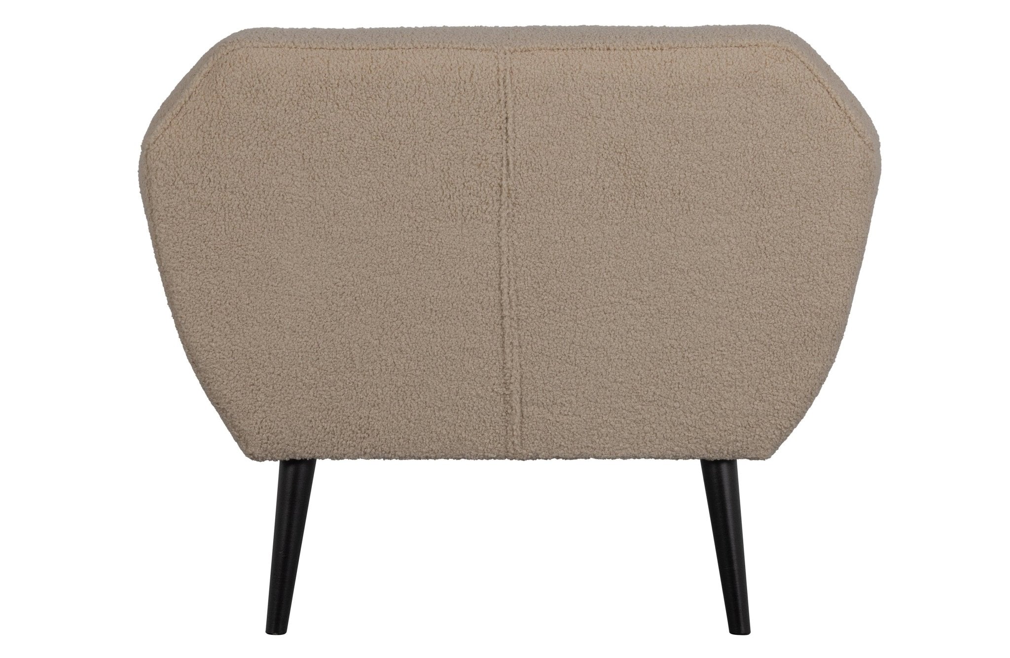 Fotel ROCCO piaskowy plusz Woood Eye on Design