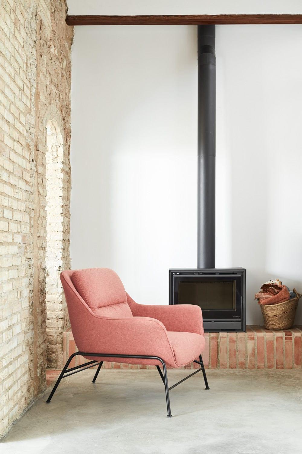 Fotel SADIRA koralowy Teulat Eye on Design