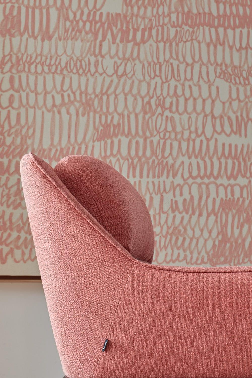 Fotel SADIRA koralowy Teulat Eye on Design