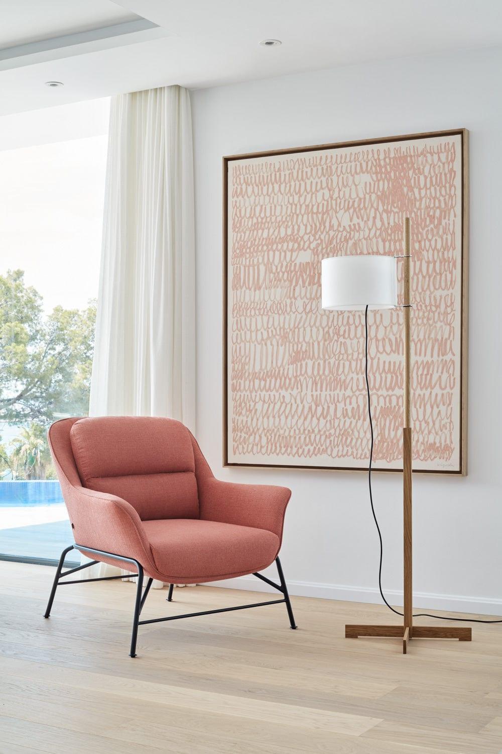 Fotel SADIRA koralowy Teulat Eye on Design