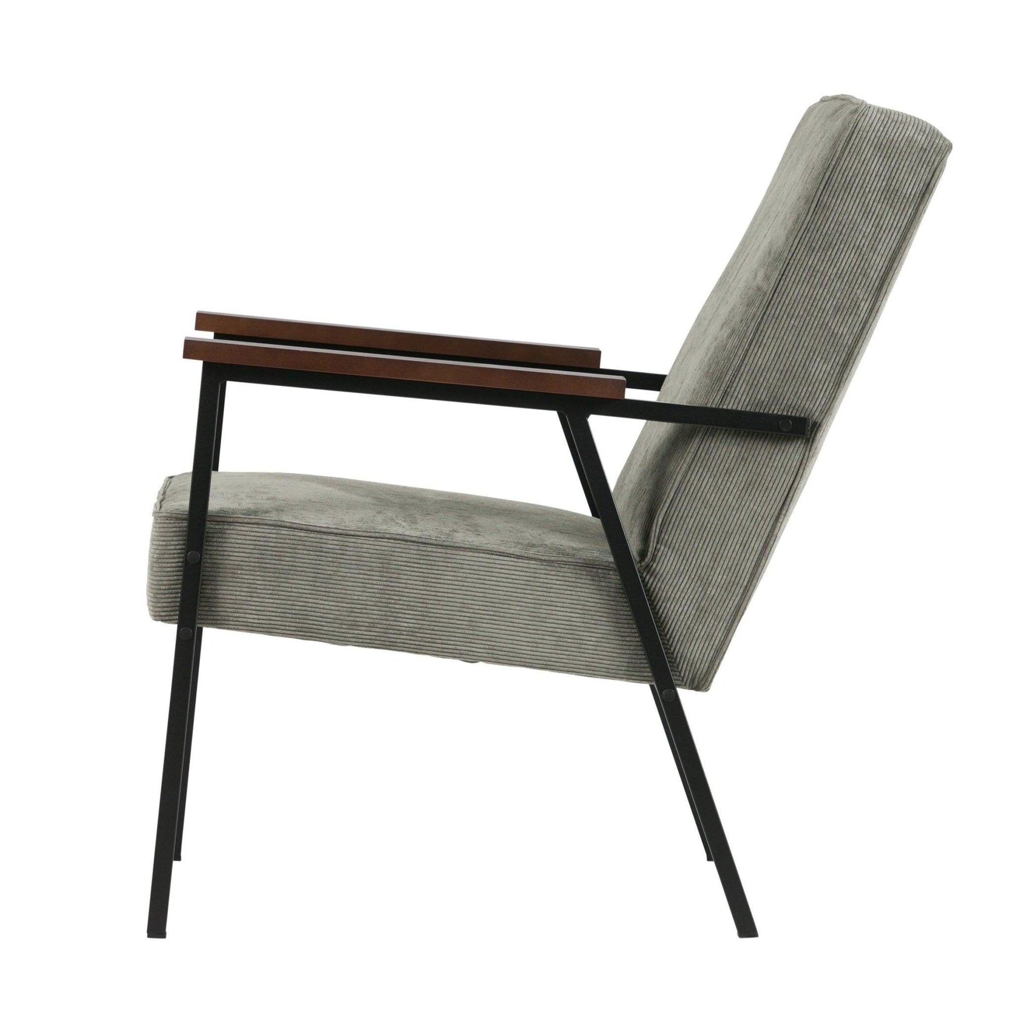 Fotel SALLY zielony Woood Eye on Design