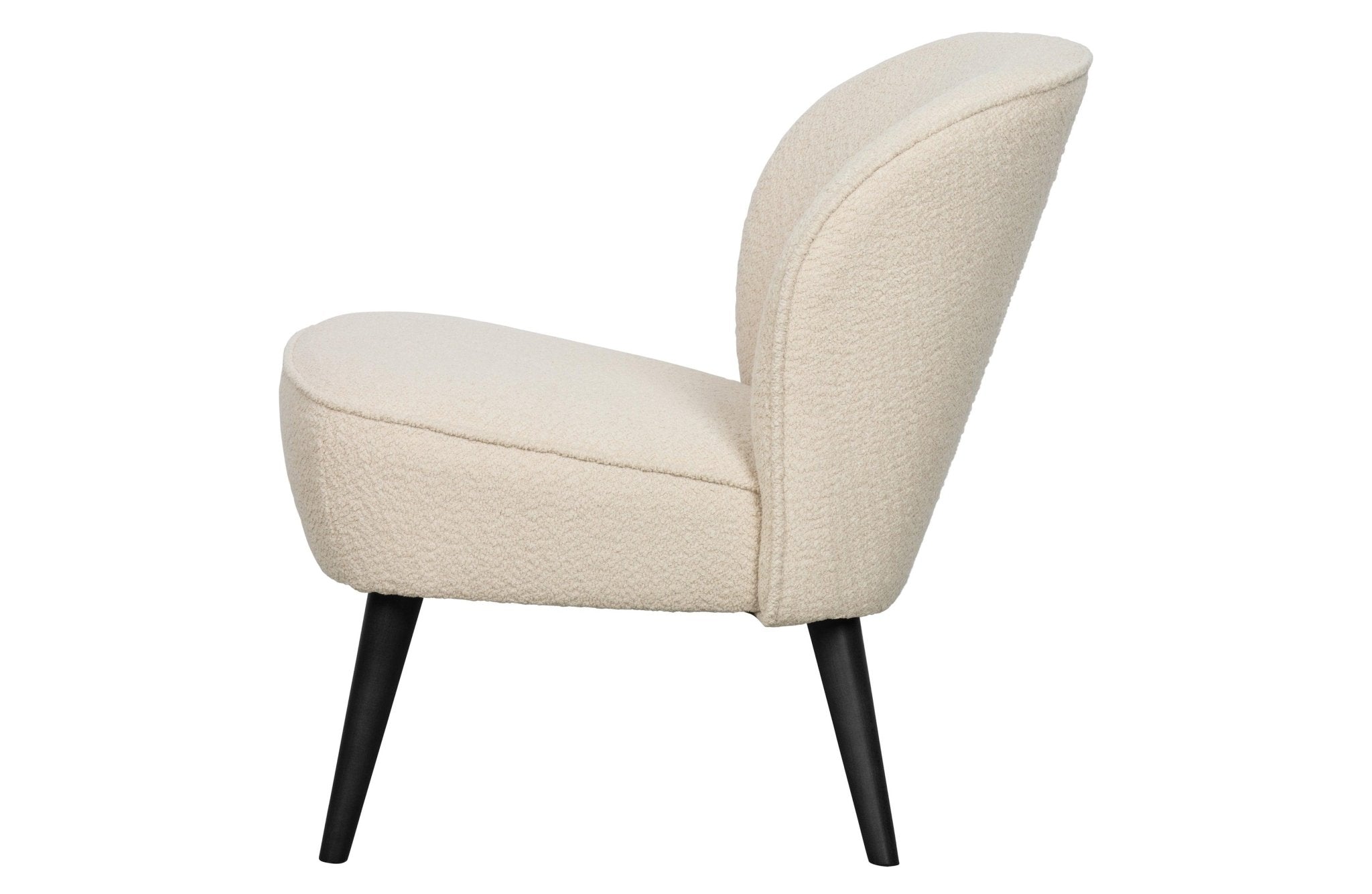 Fotel SARA boucle kremowy Woood Eye on Design