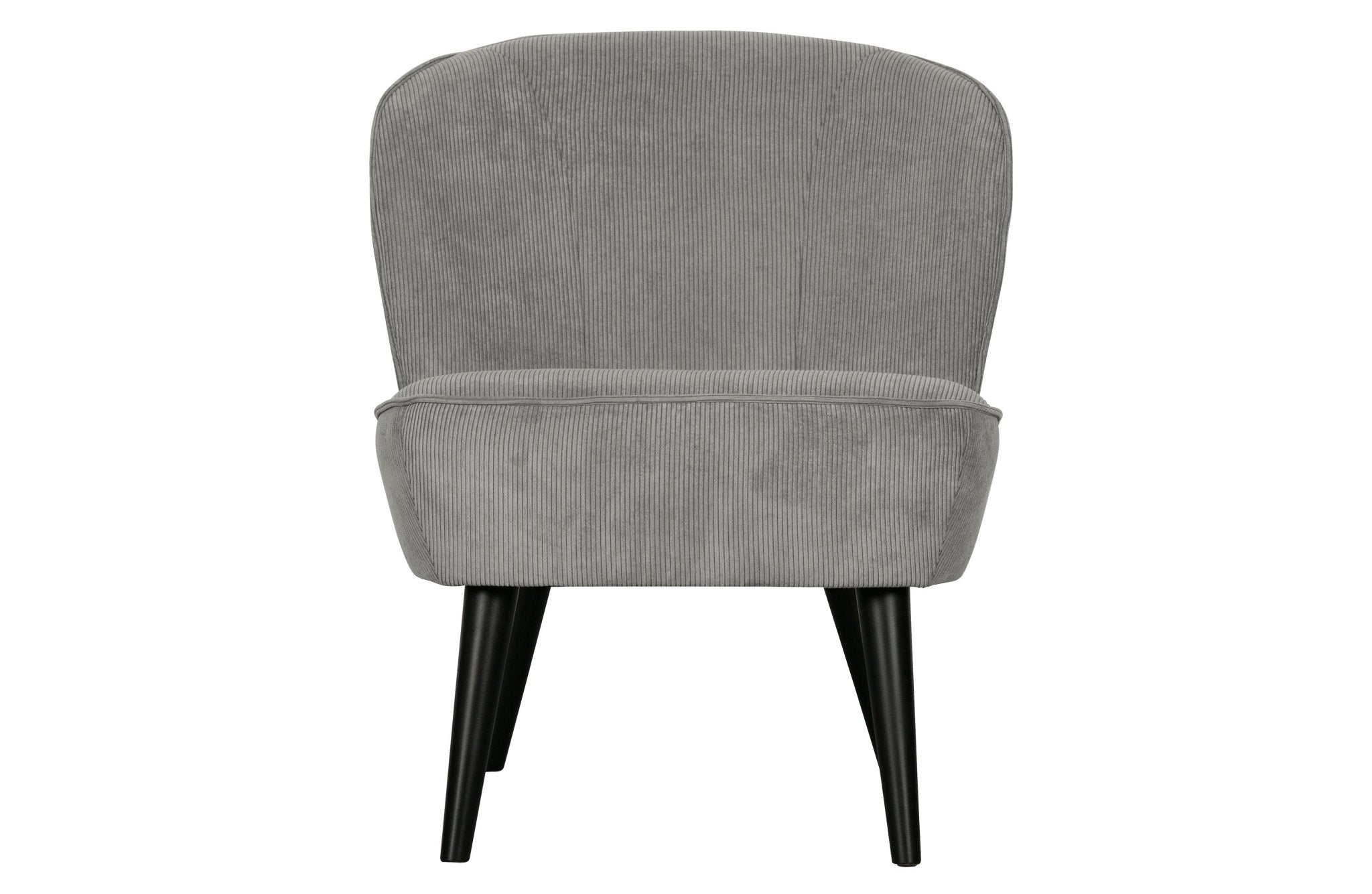 Fotel SARA RIB zielona szarość Woood Eye on Design