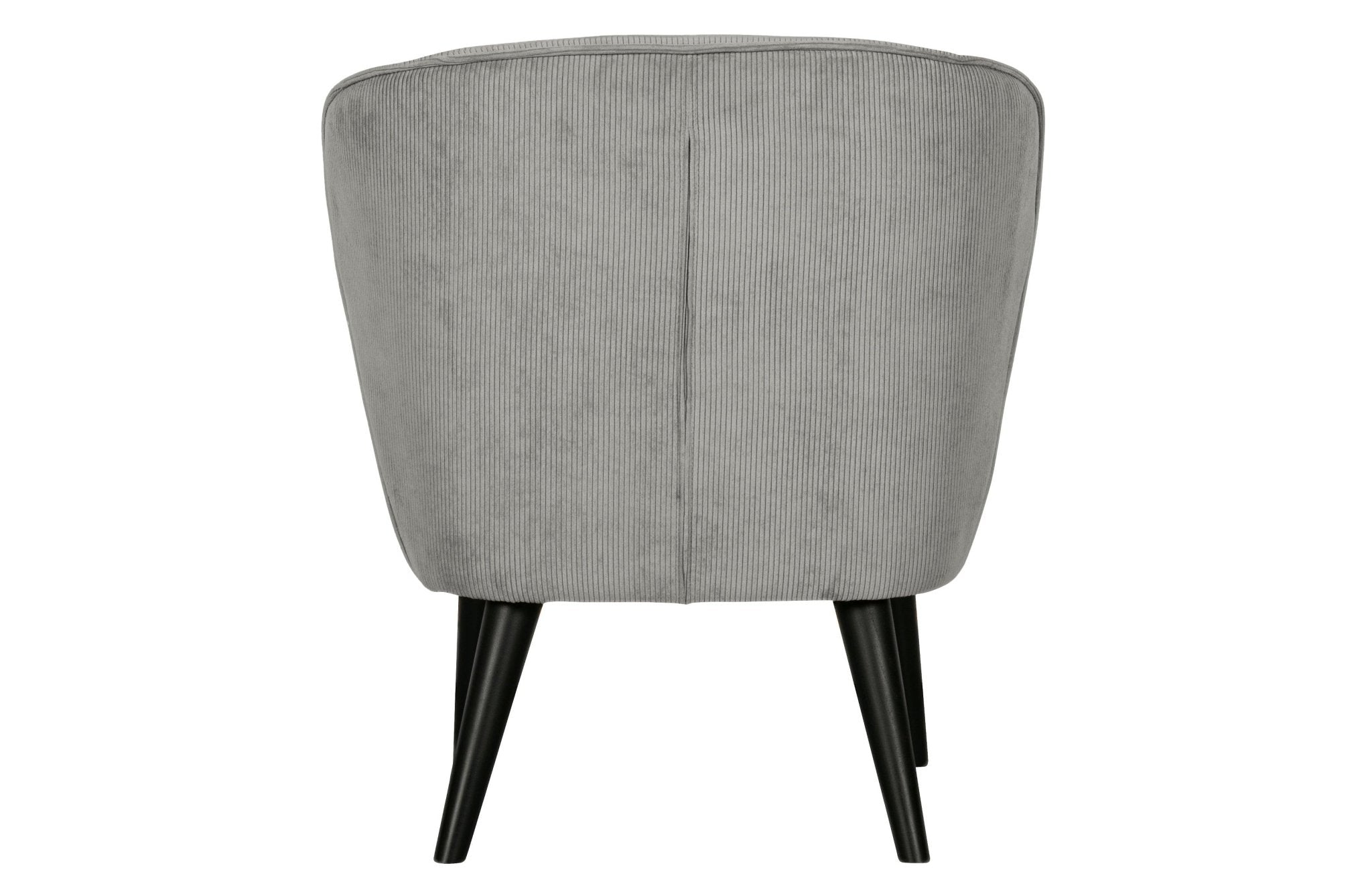 Fotel SARA RIB zielona szarość Woood Eye on Design
