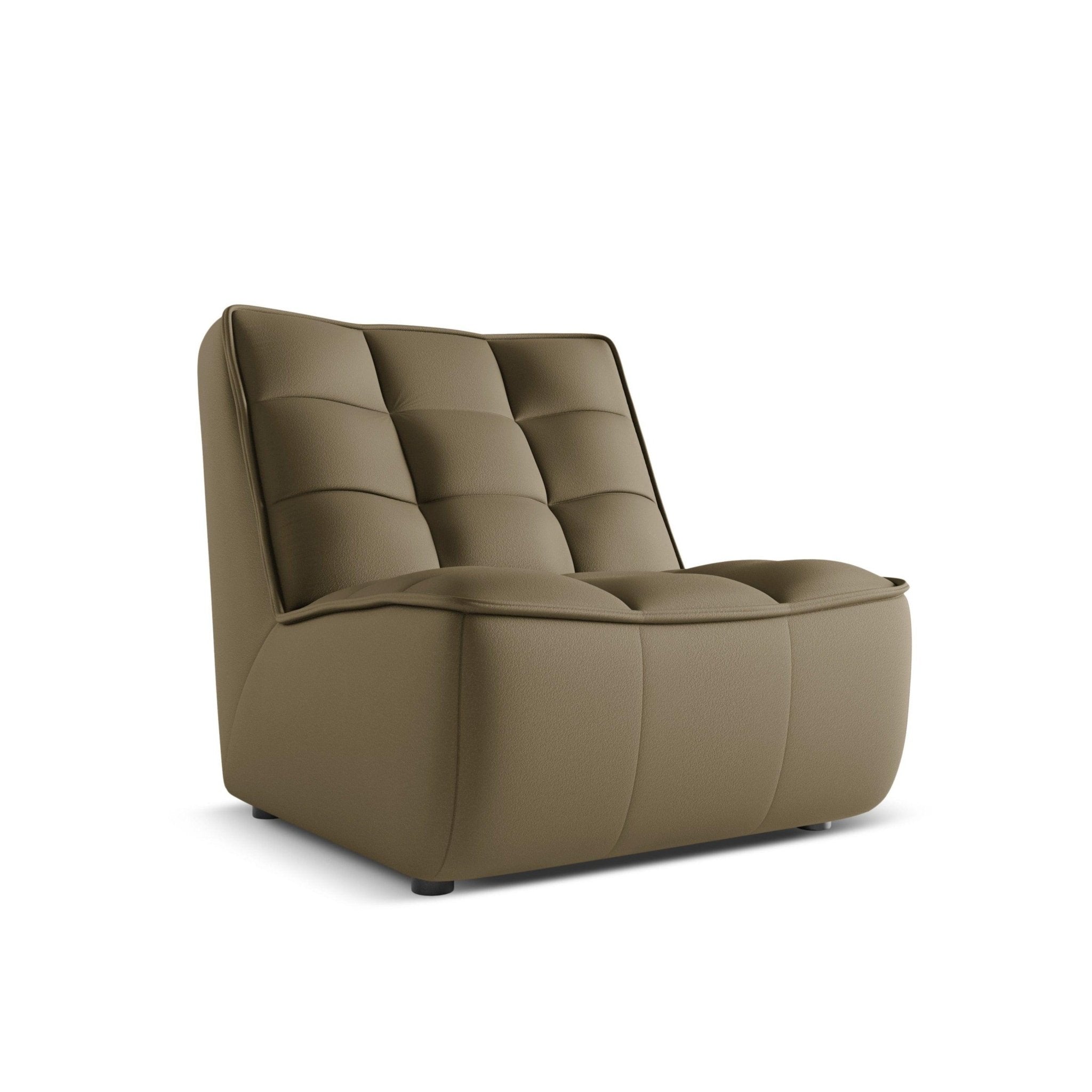 Fotel skórzany MONI oliwkowy Maison Heritage    Eye on Design