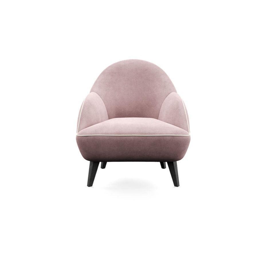 Fotel SOFT&PLUMP pudrowy róż Liu Jo Living Eye on Design