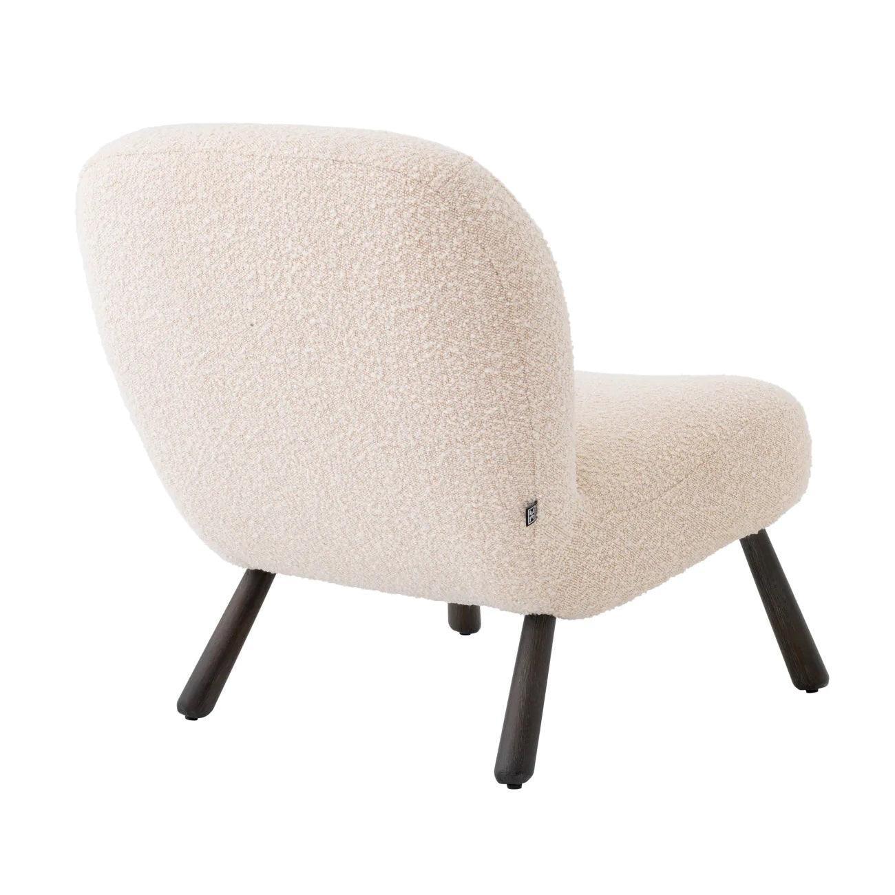 Fotel w tkaninie boucle BLUSH kremowy Eichholtz Eye on Design