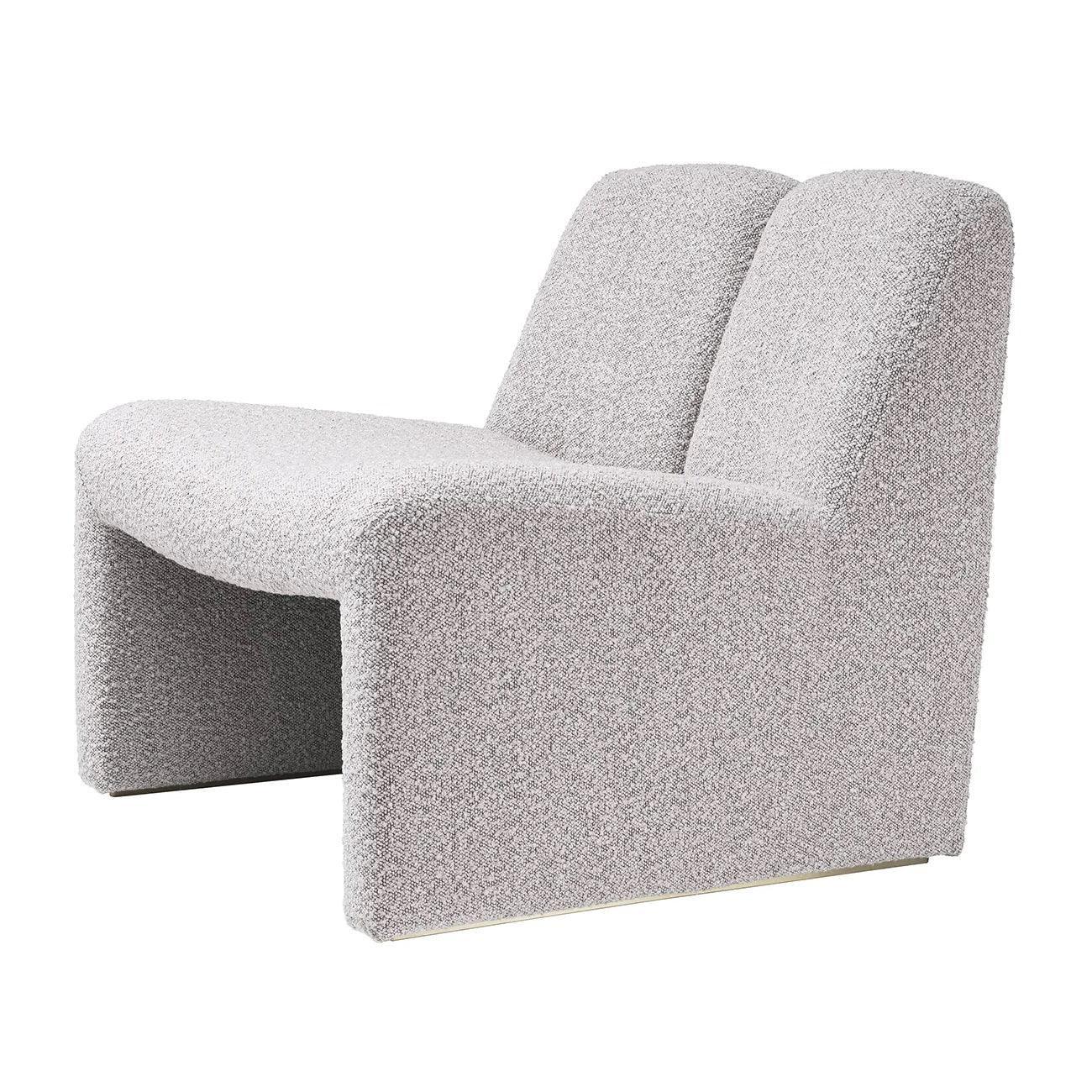 Fotel w tkaninie boucle MACINTOSH szary Eichholtz Eye on Design