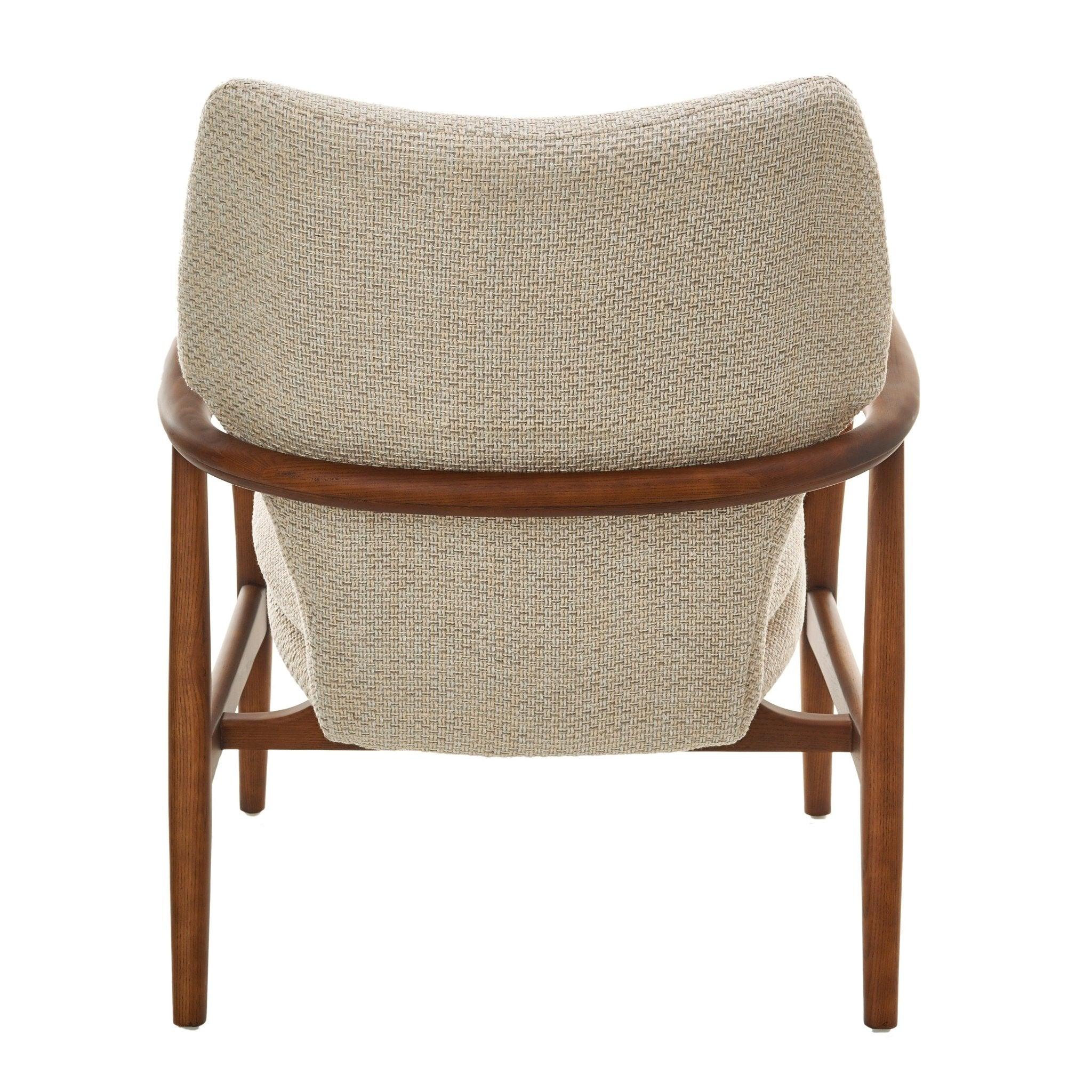 Fotel w tkaninie boucle PEGGY beżowy Pols Potten Eye on Design