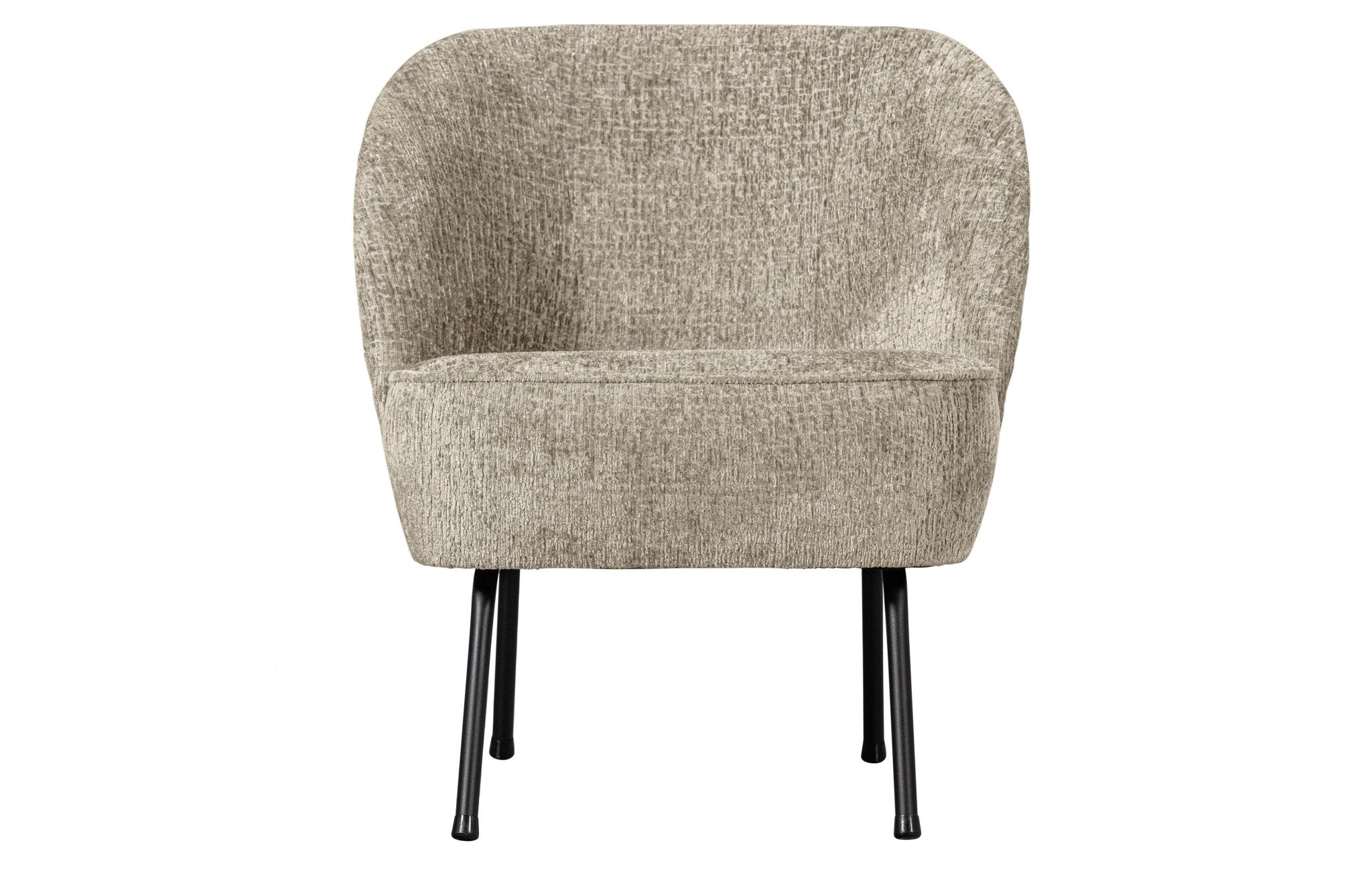 Fotel welurowy VOGUE STRUCTURE WHEATFIELD beżowy Be Pure Eye on Design