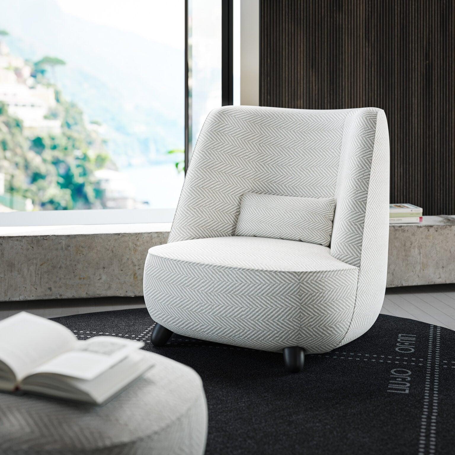 Fotel wysoki GRADISCA czerwony Liu Jo Living Eye on Design