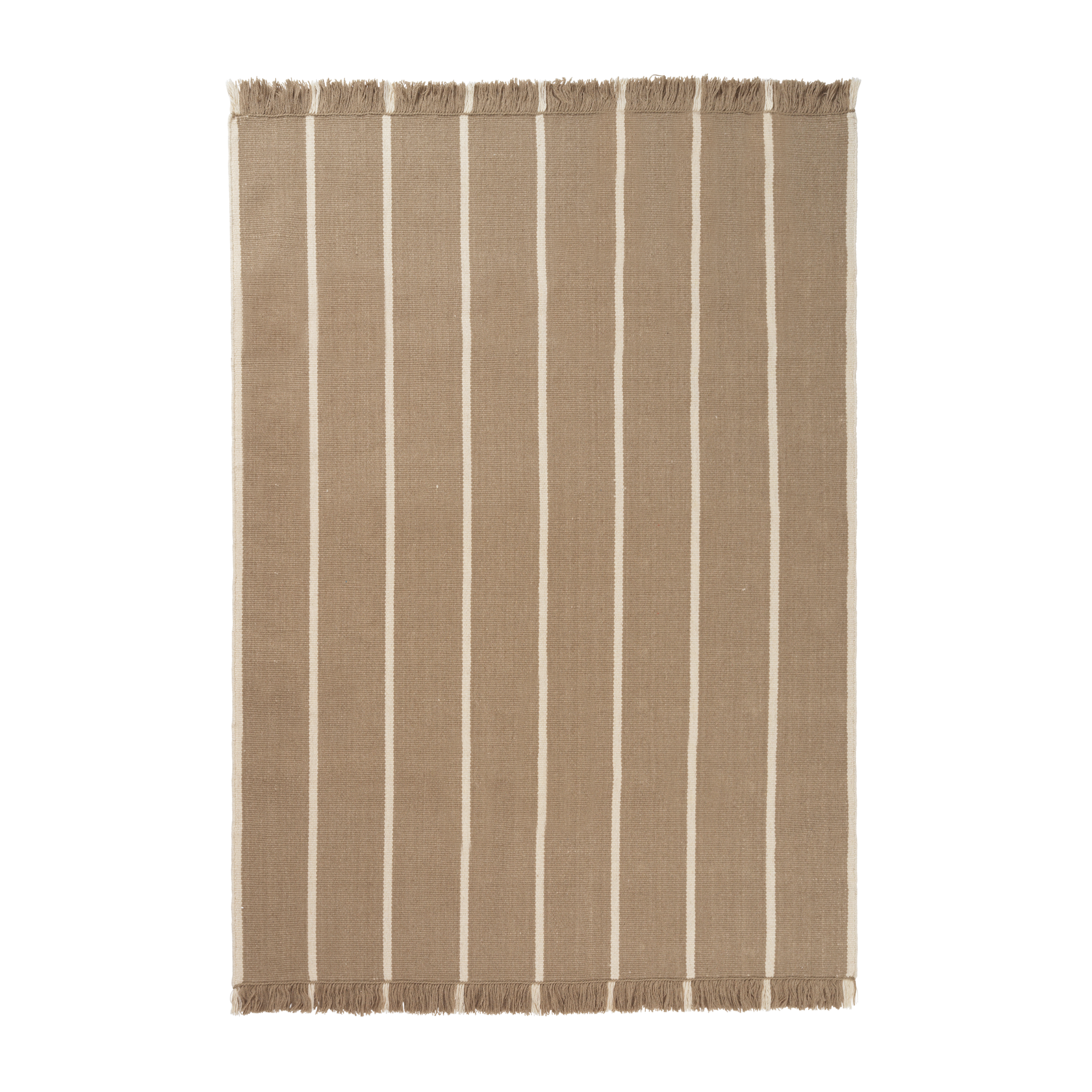 CALM KELIM Teppich Karamell mit Beige