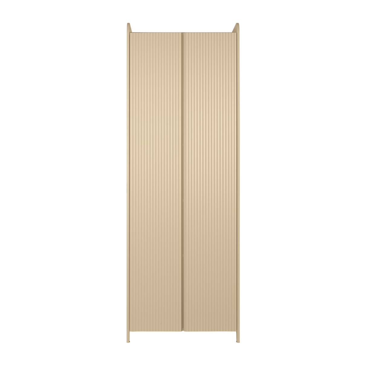 SILL CUPBOARD TALL 2-türiger Kleiderschrank beige