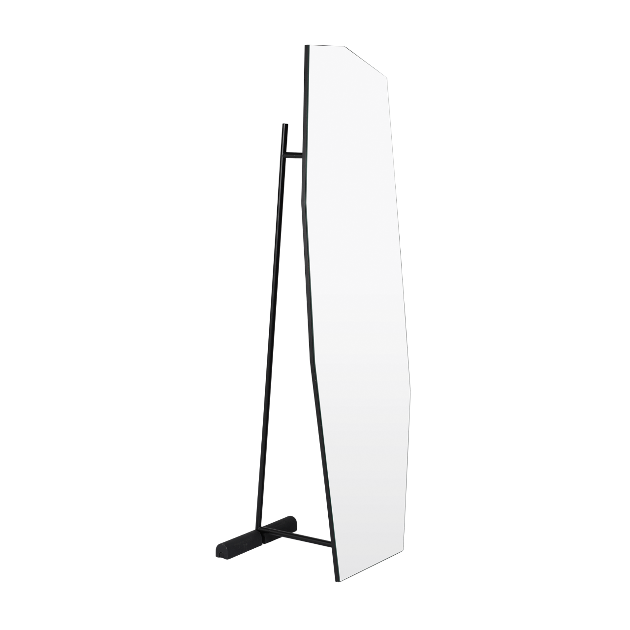SHARD FREE STANDING Standspiegel schwarzer Rahmen