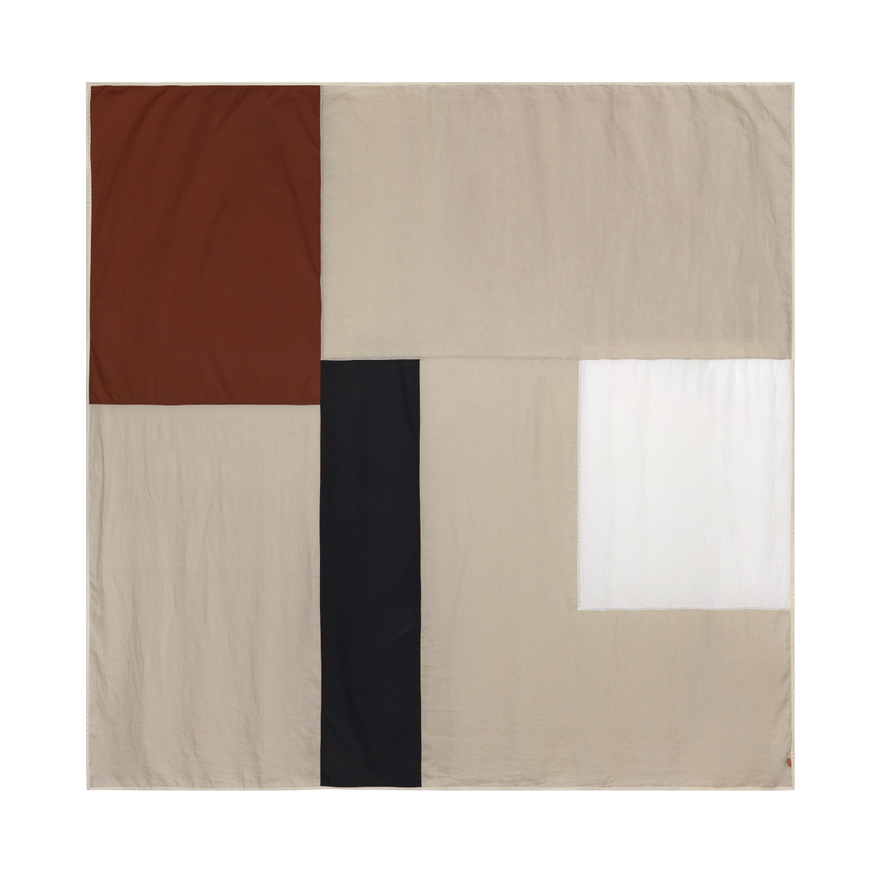 Narzuta PART bordeaux mit beige