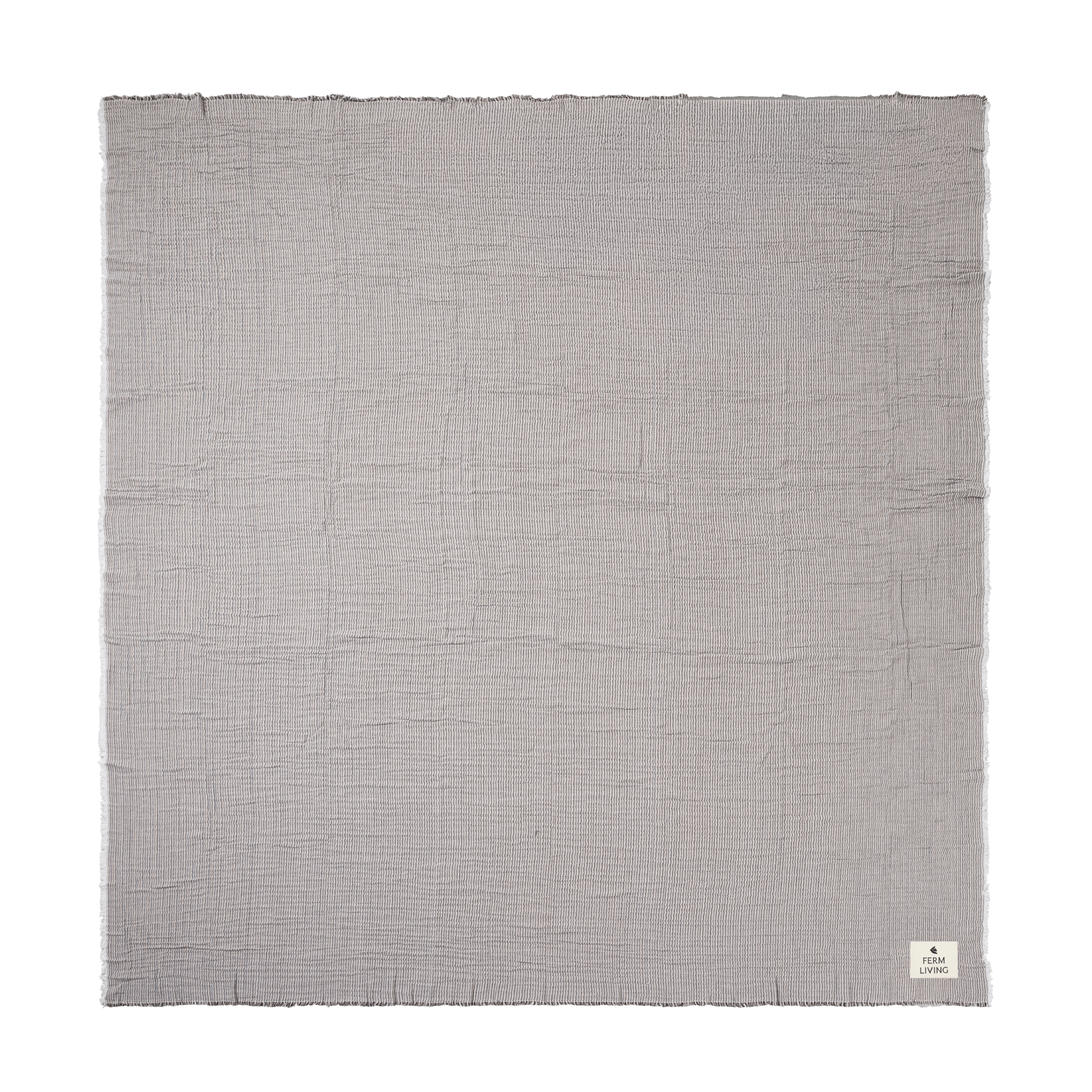 Tagesdecke FINO hellblau mit sandfarbenem