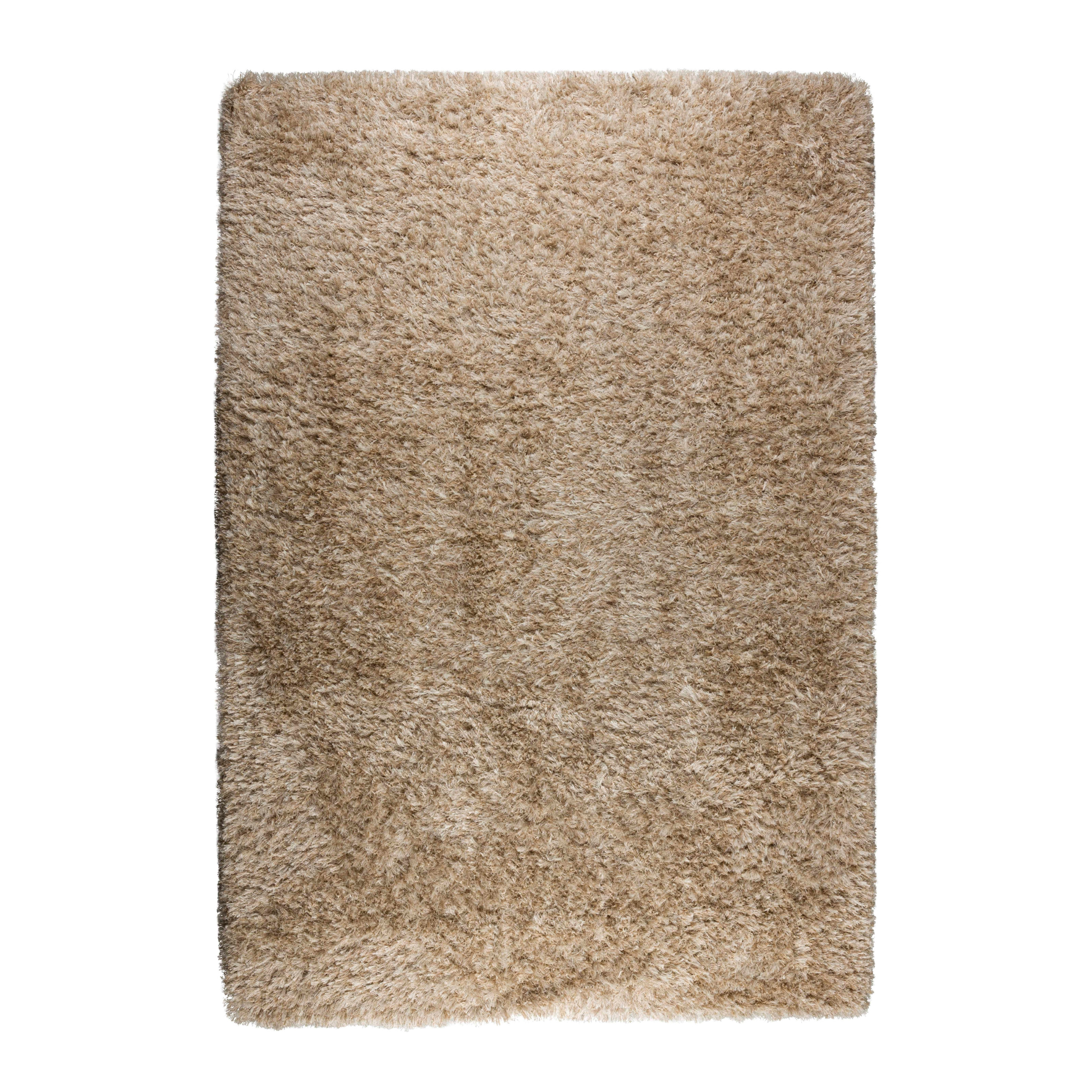HAIRY beige rug