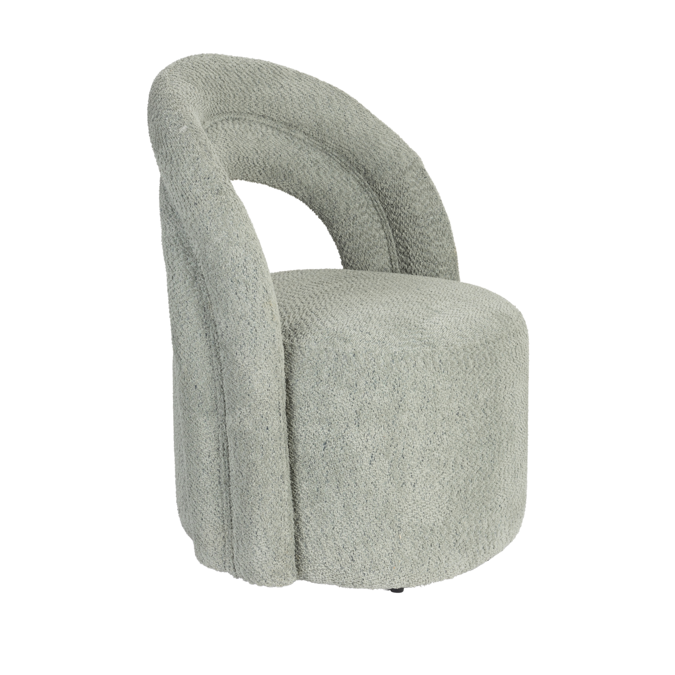 SEINA green swivel armchair