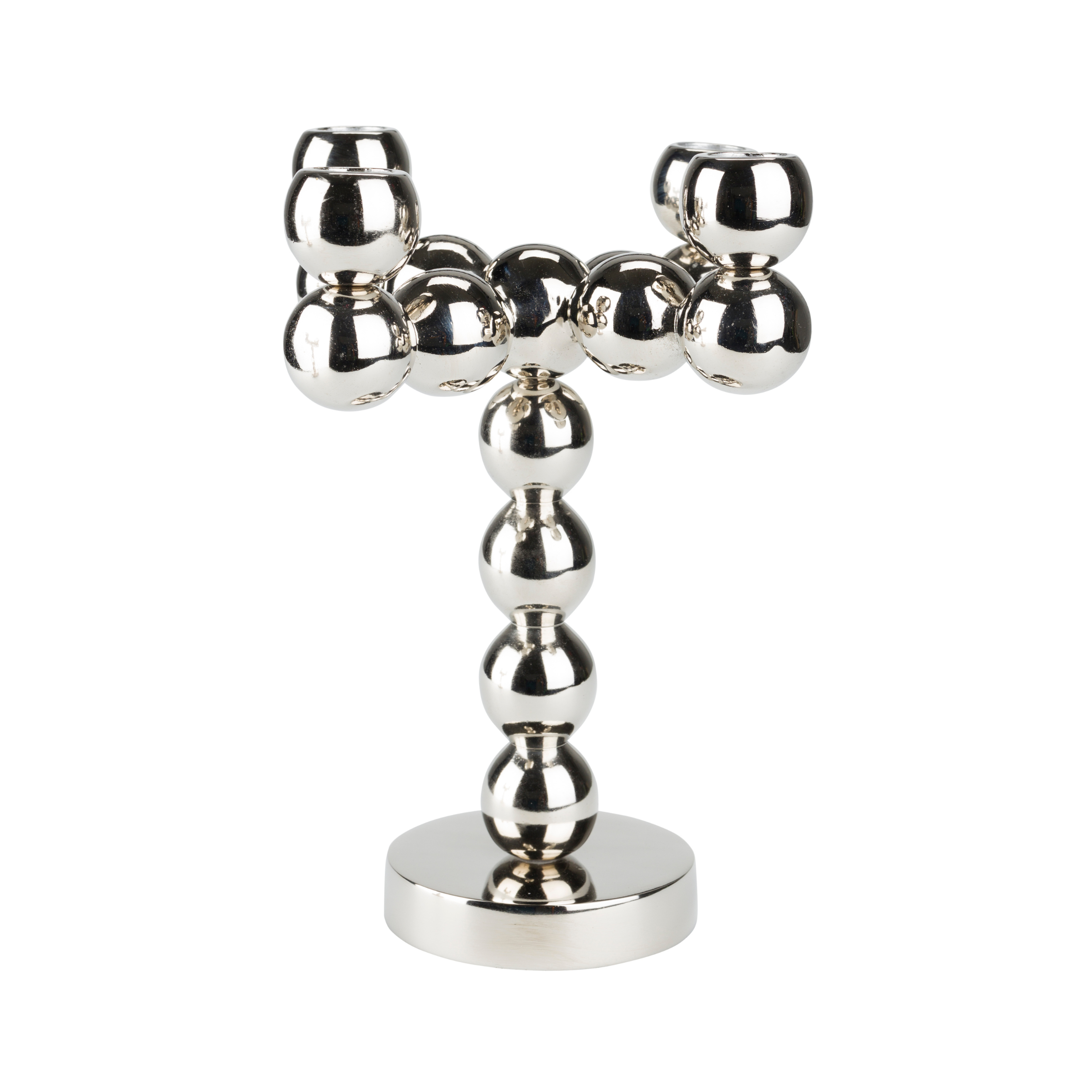 Kerzenhalter BUBBLES FOUR silber