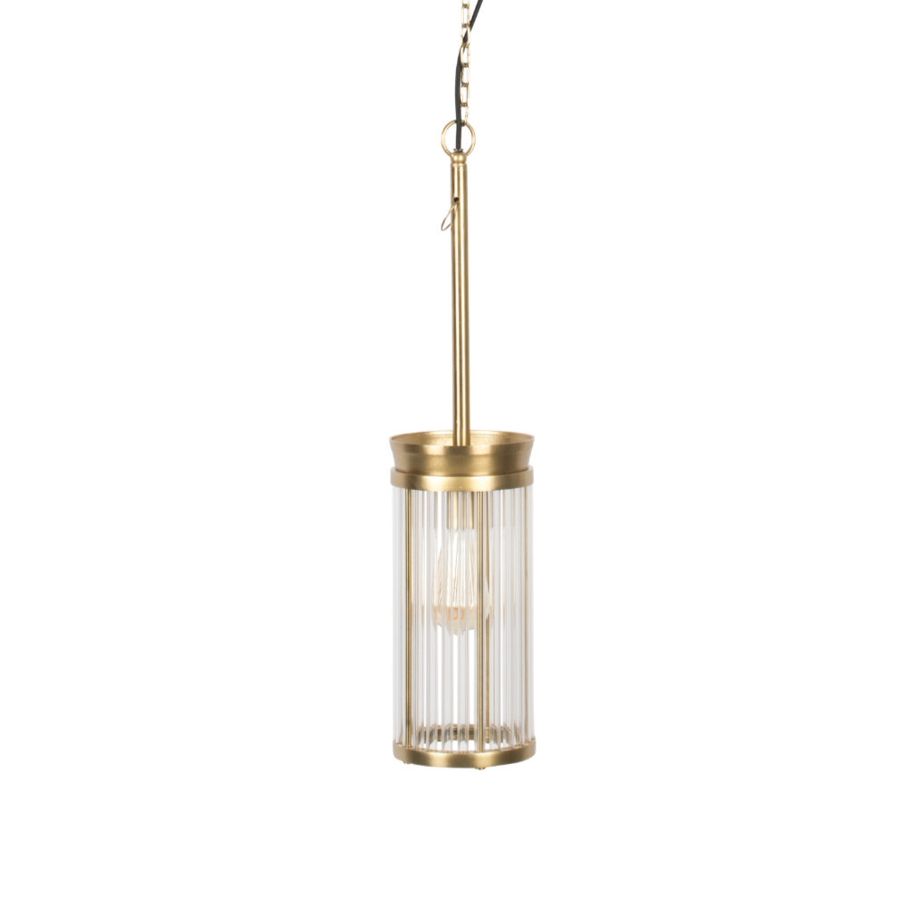 Pendant lamp ANGEL ON FIRE gold