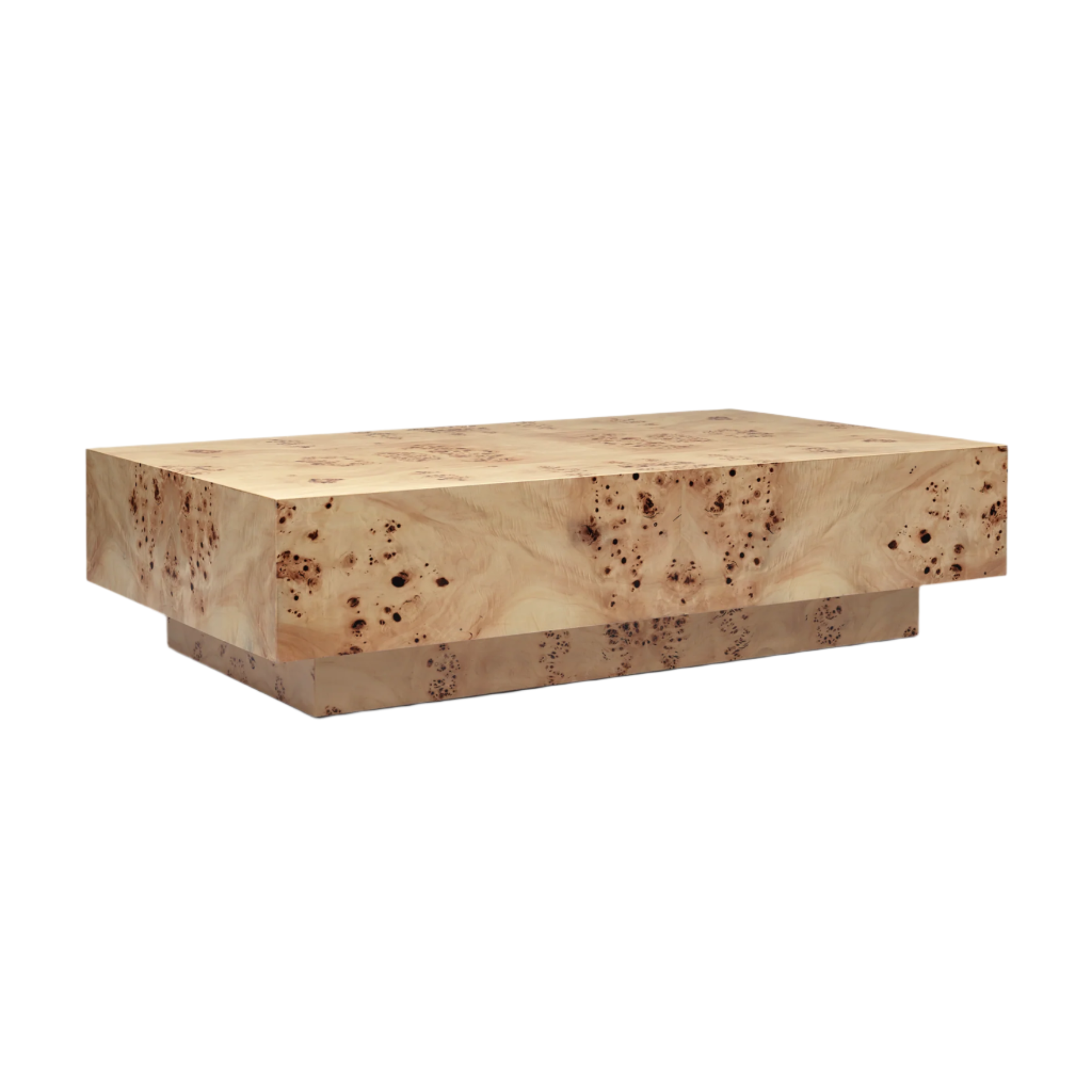 Couchtisch BURL Pappel Maserfurnier