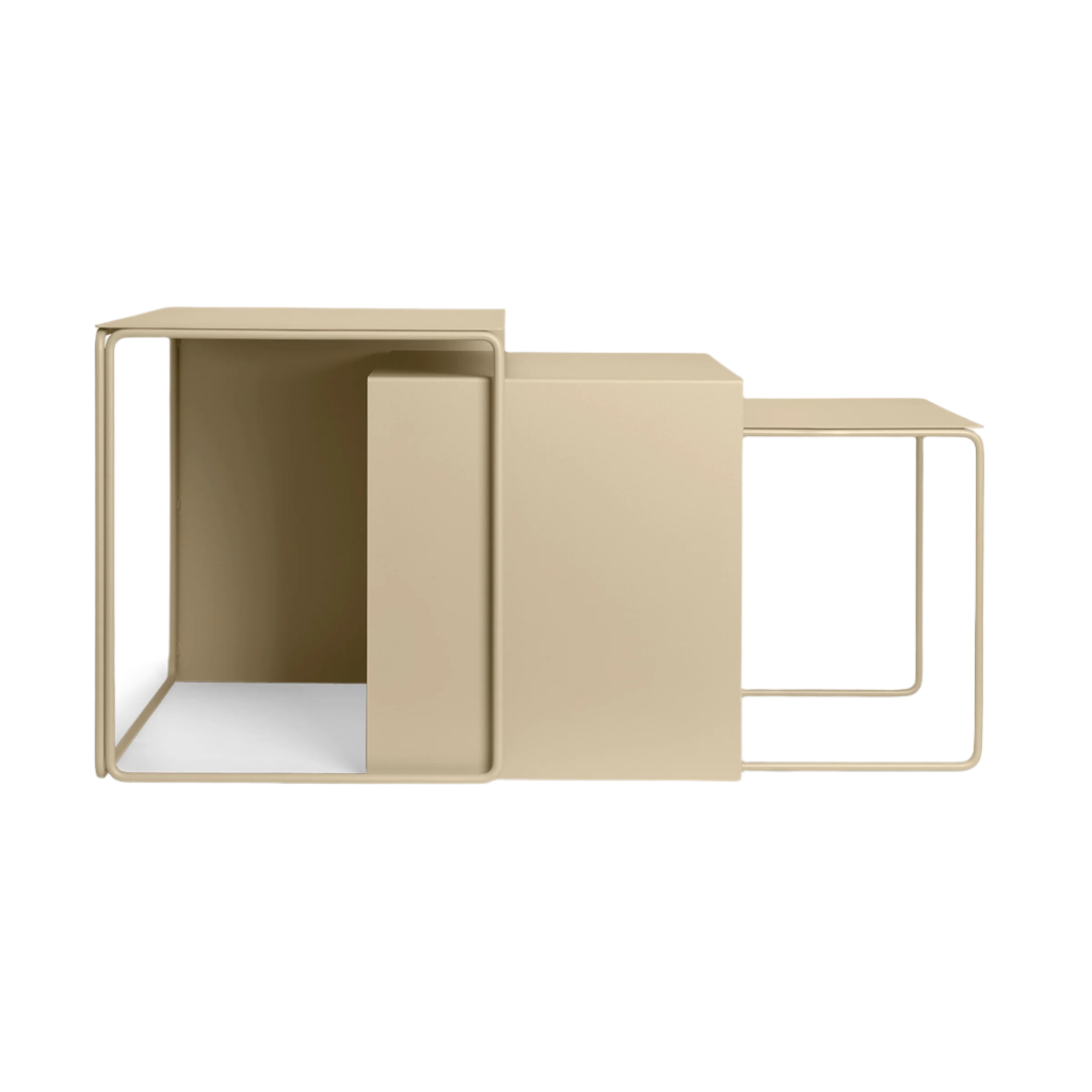 CLUSTER TABLES coffee table set beige