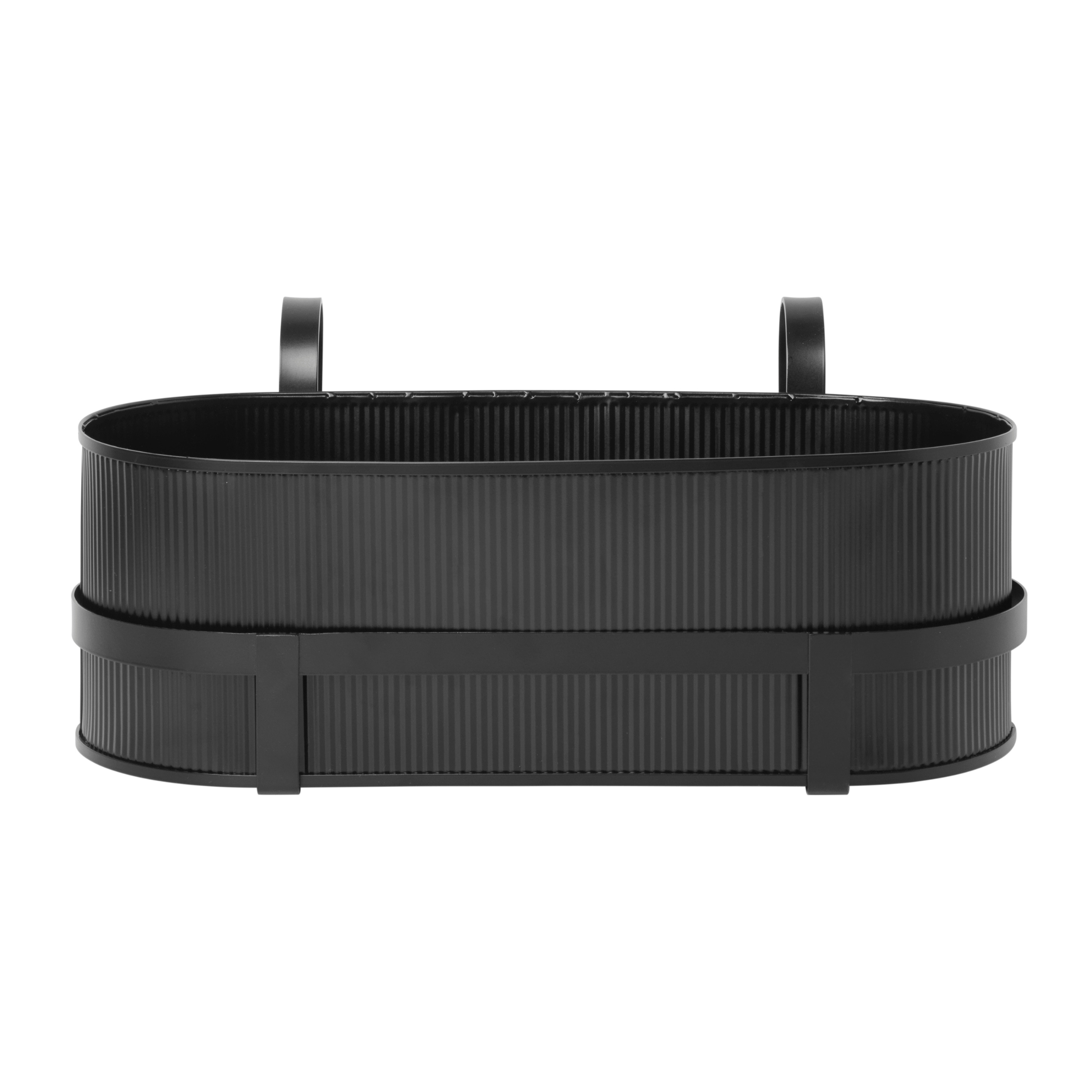 BAU black balcony planter