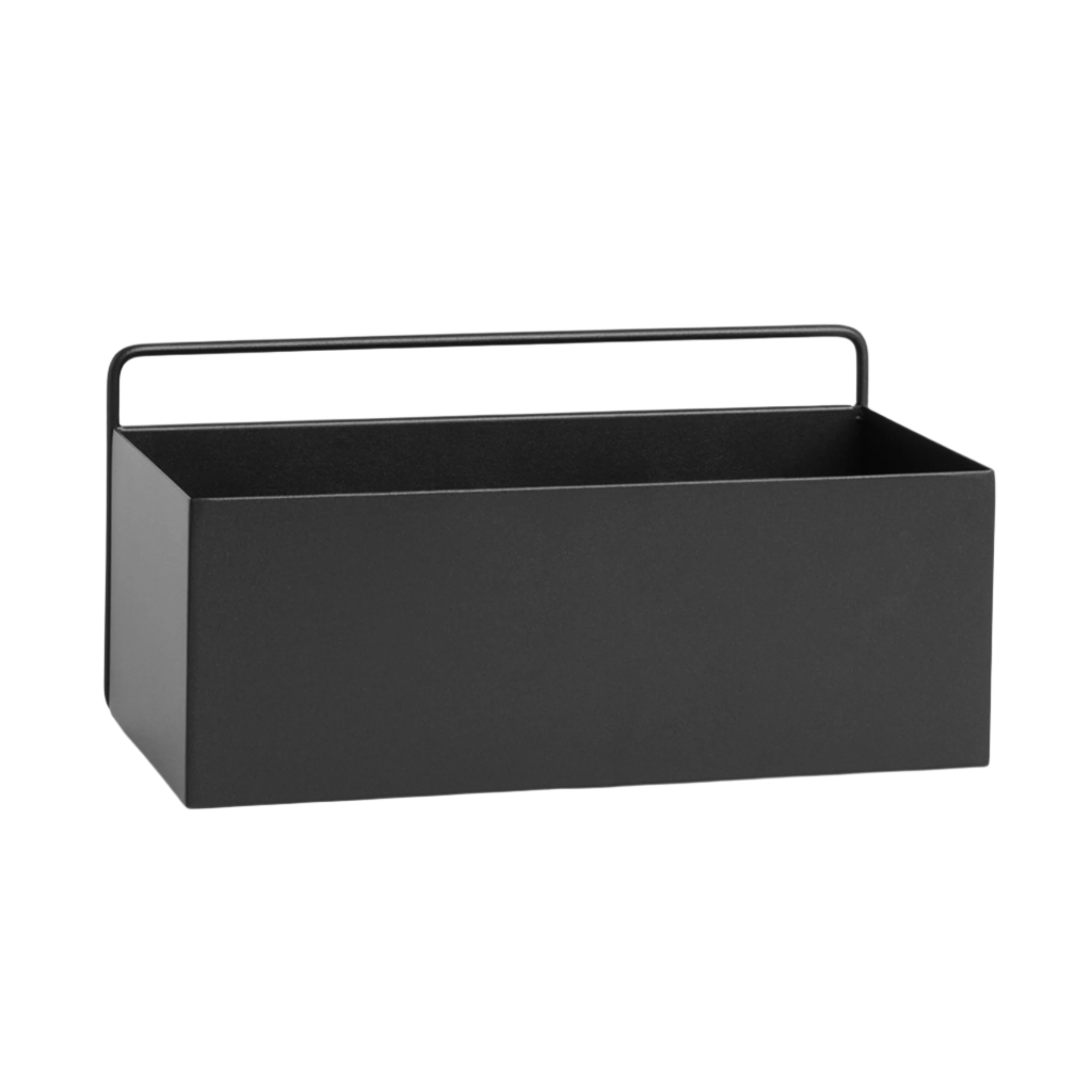 Hängender Pflanzkübel WALL RECTANGLE BOX schwarz