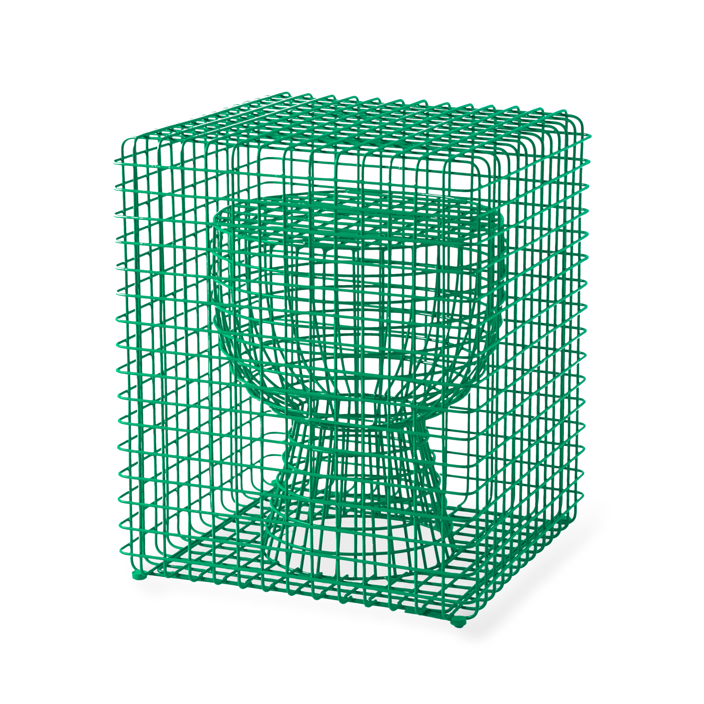 TIP TAP WIRE decorative stool in light green