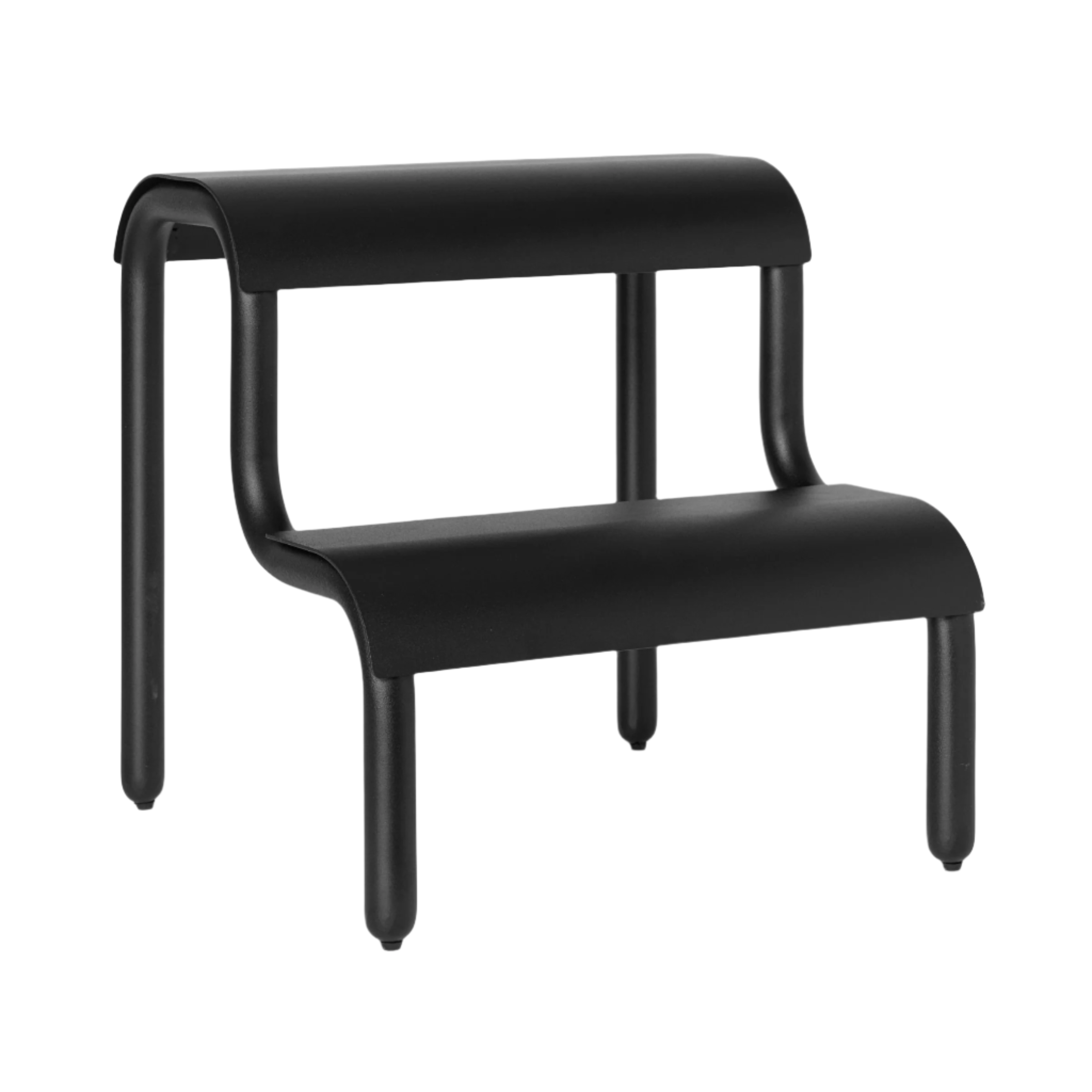 UP STEP stool black