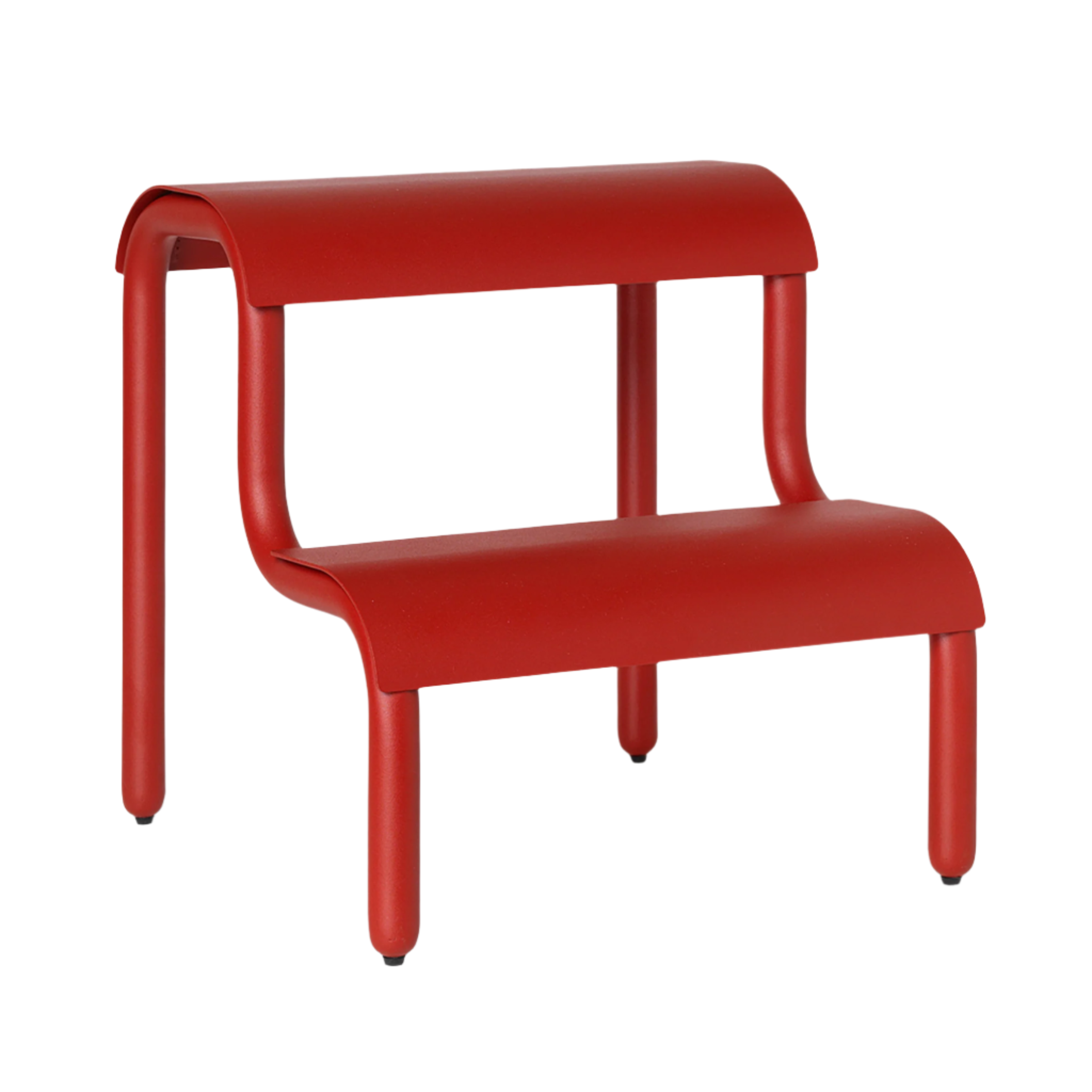 UP STEP stool red
