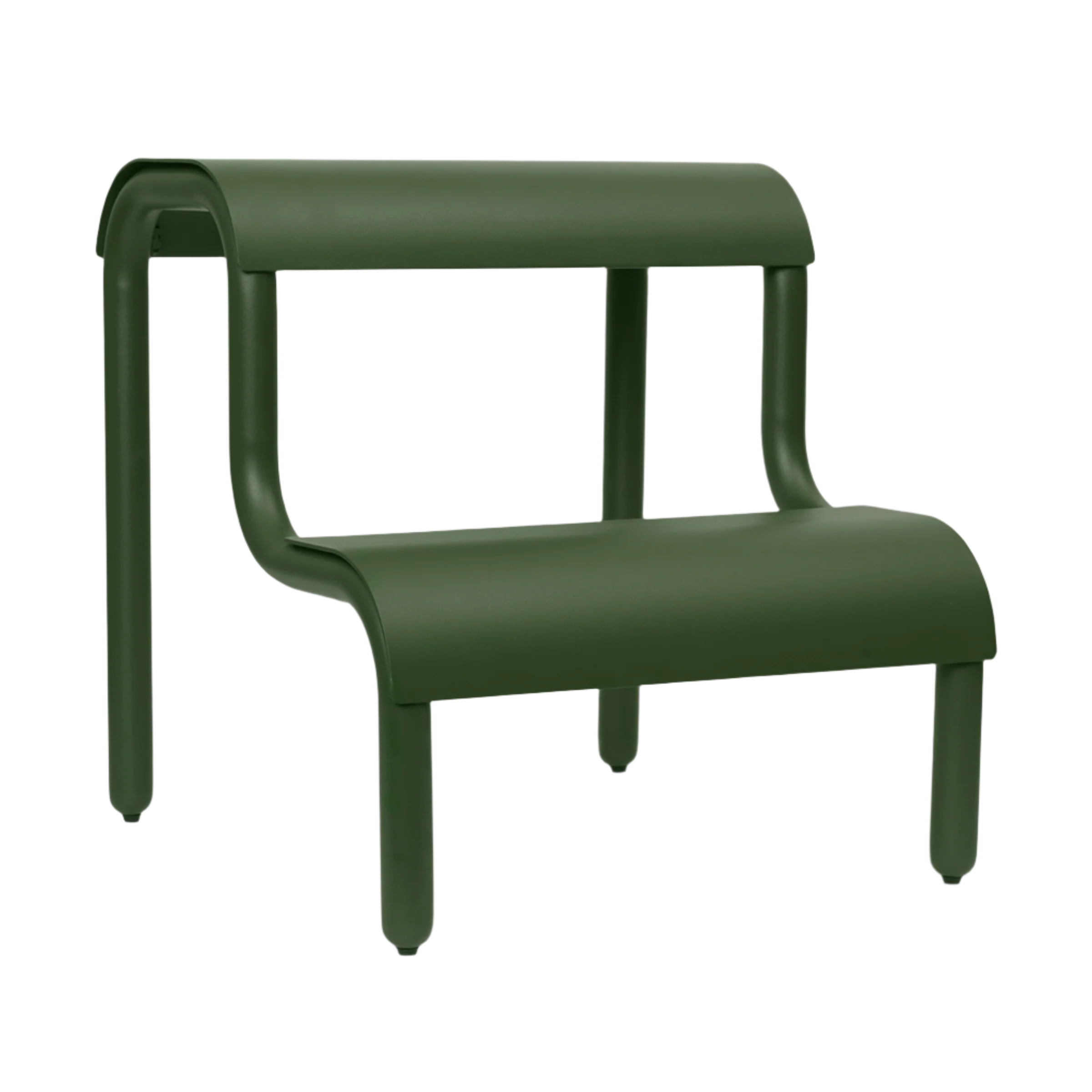 UP STEP stool green