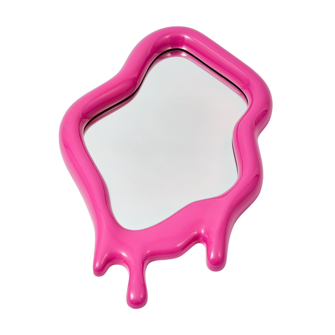 MELTING OVAL rosa Spiegel