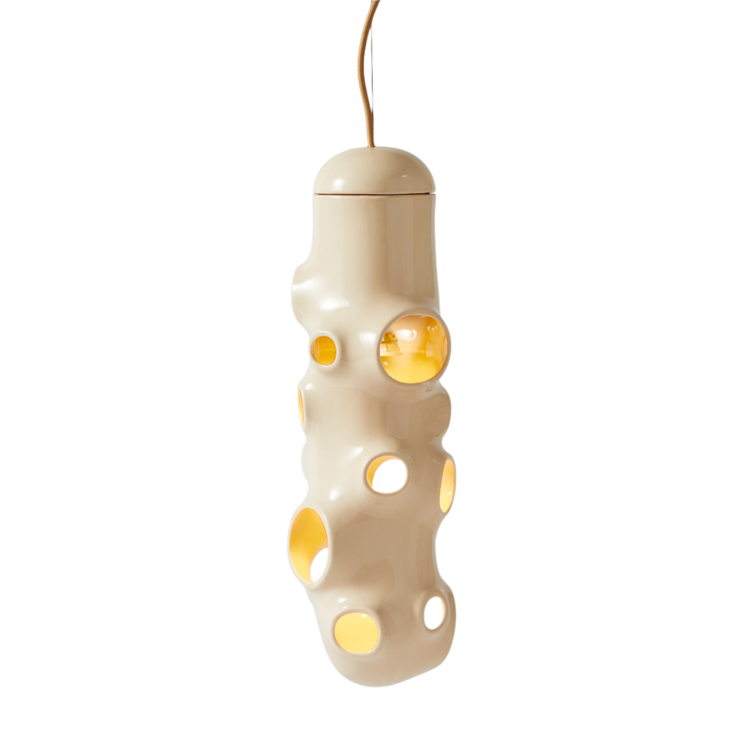 BULLE beige Hängelampe
