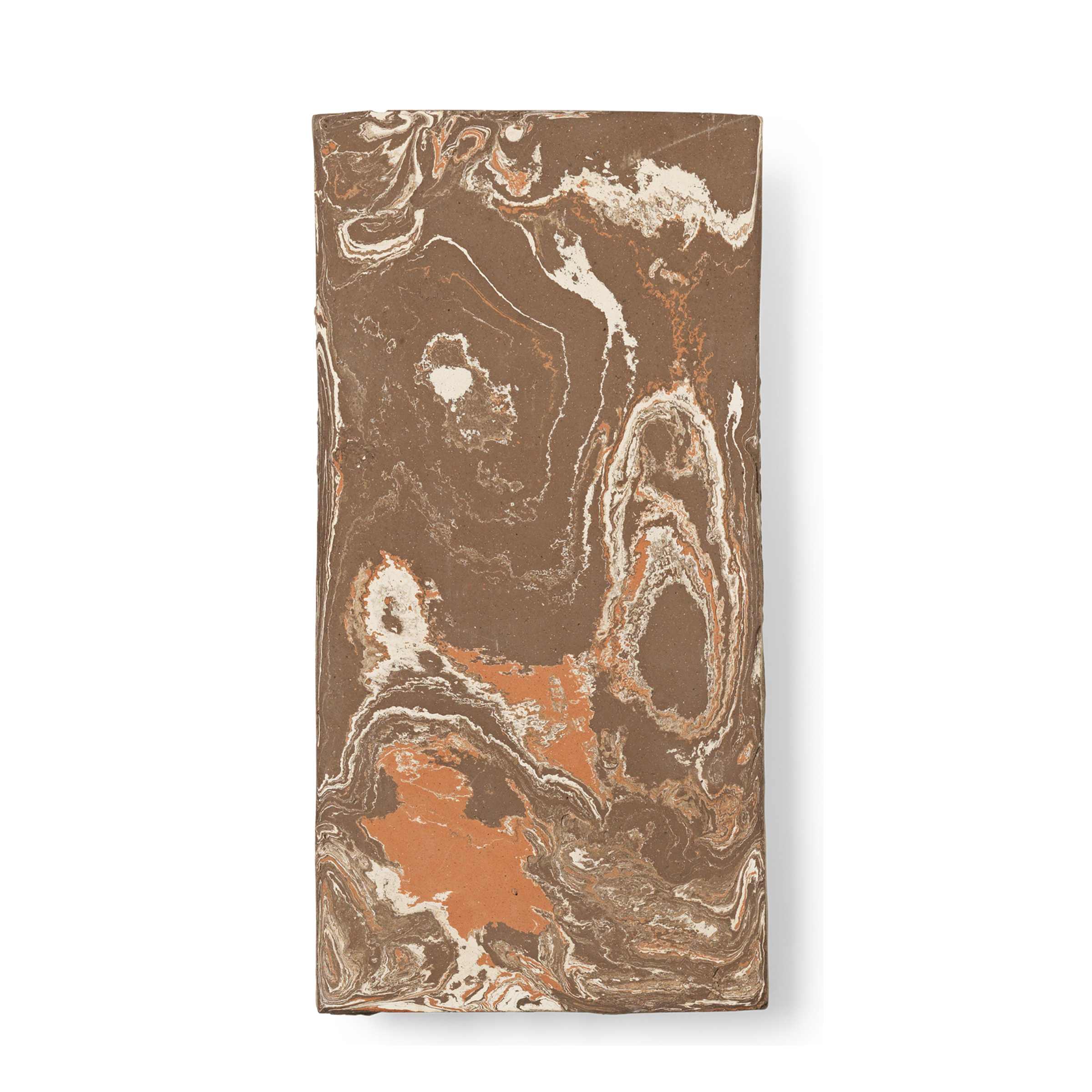 ARGILLA wall lamp in marbled brown