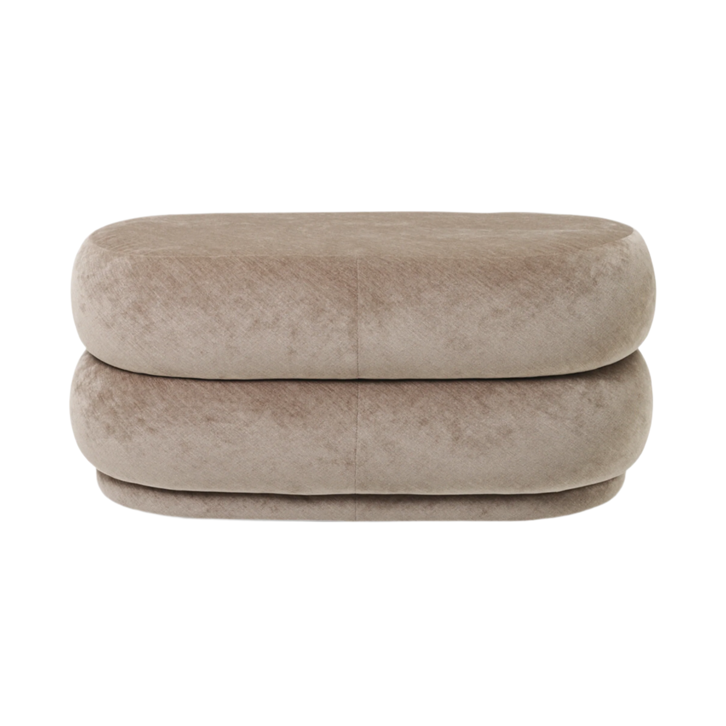 Pouf OVAL beige