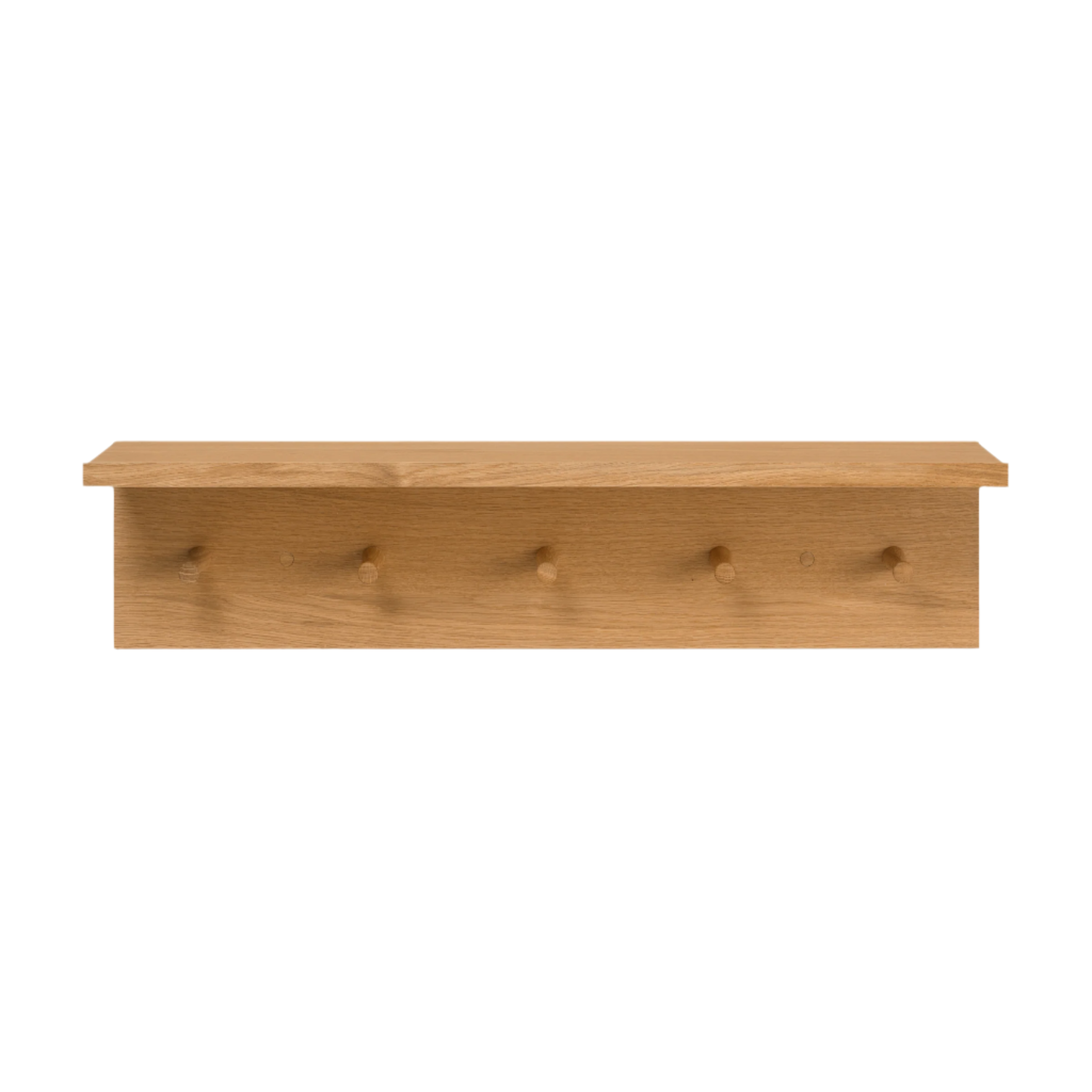 Kleiderbügel mit Ablage PLACE RACK geöltes Eichenfurnier