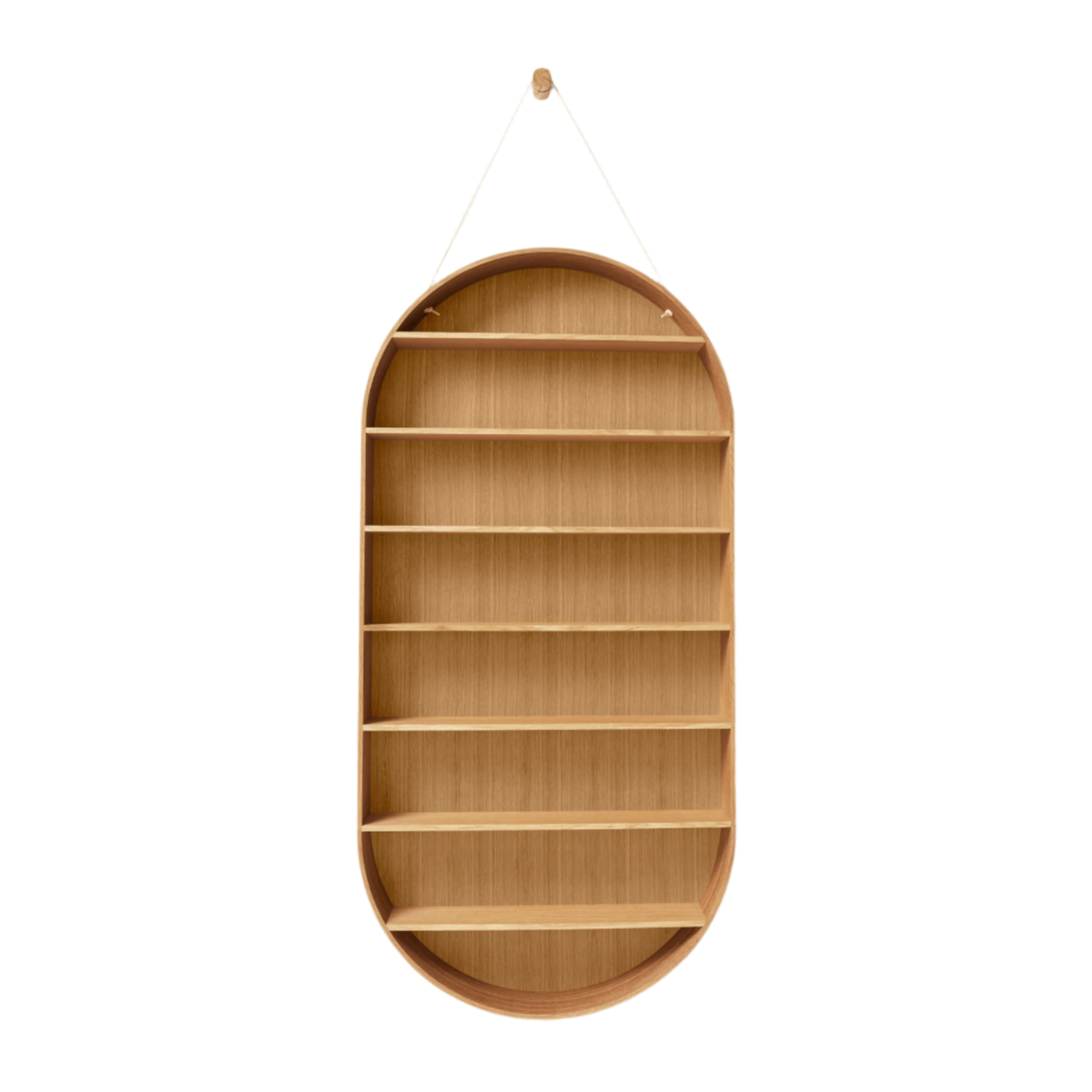 Hängeregal OVAL DORM Eiche geölt