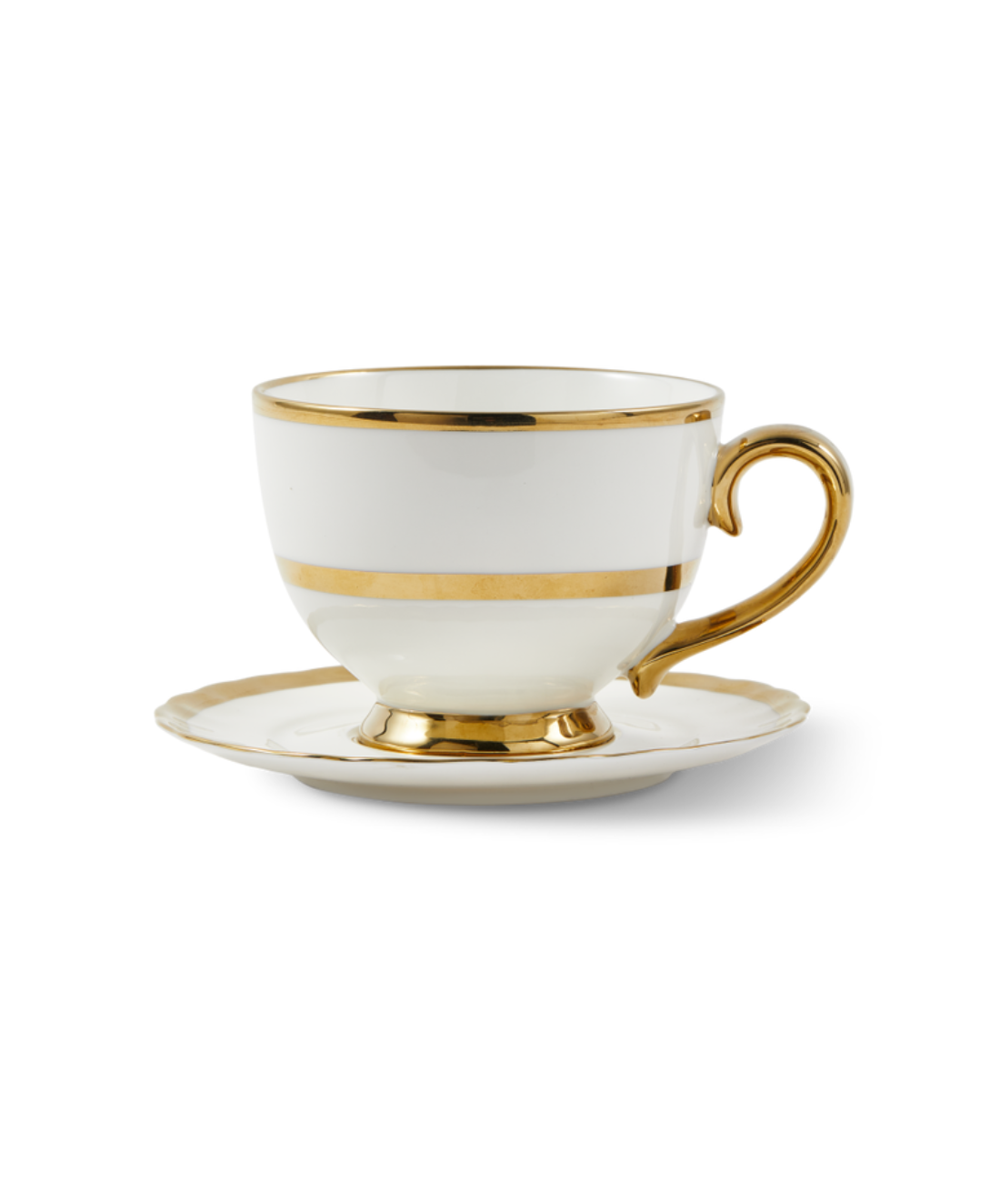 Teetassen-Set GOLDEN FINDS Porzellan