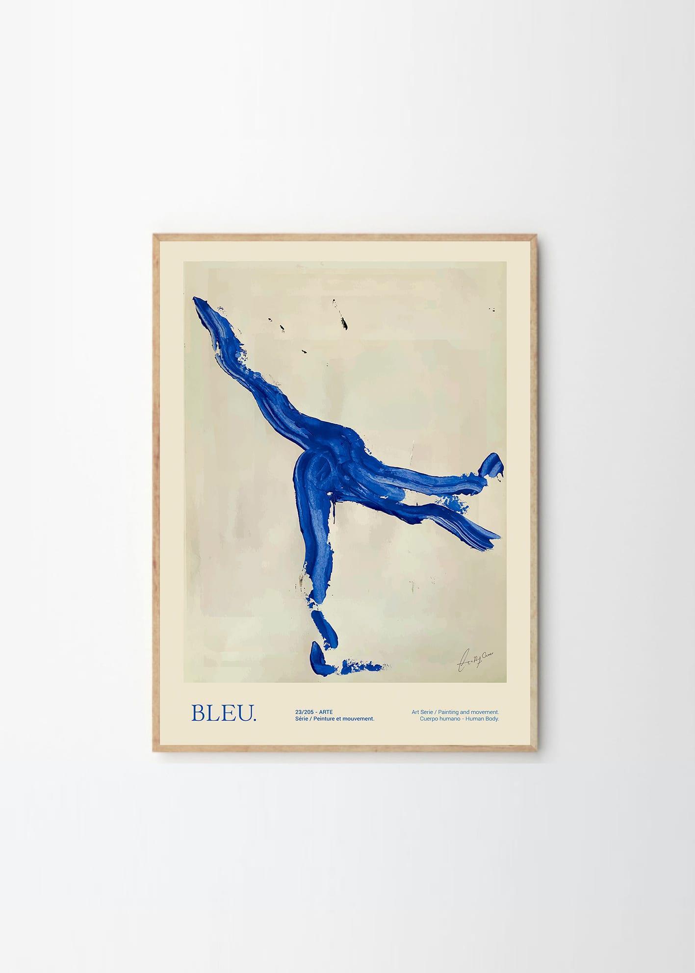 Grafika artystyczna BLUE The Poster Club Eye on Design