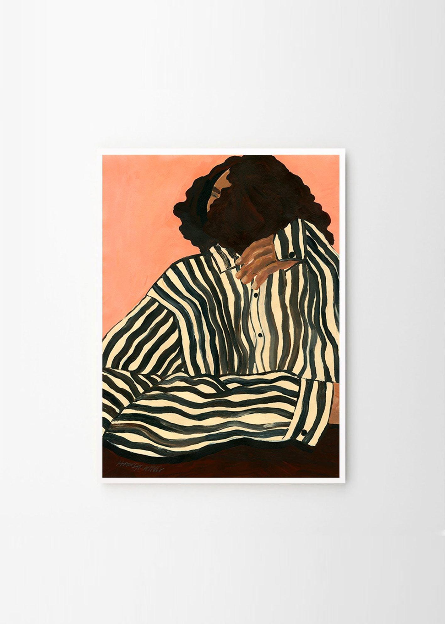 Grafika artystyczna SERENE STRIPES The Poster Club Eye on Design