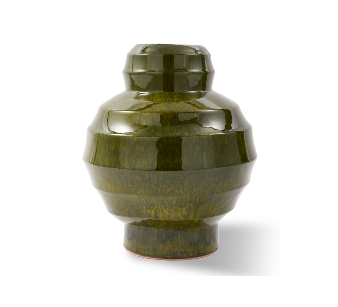 SUMO PLANT POT Vase dunkelgrün