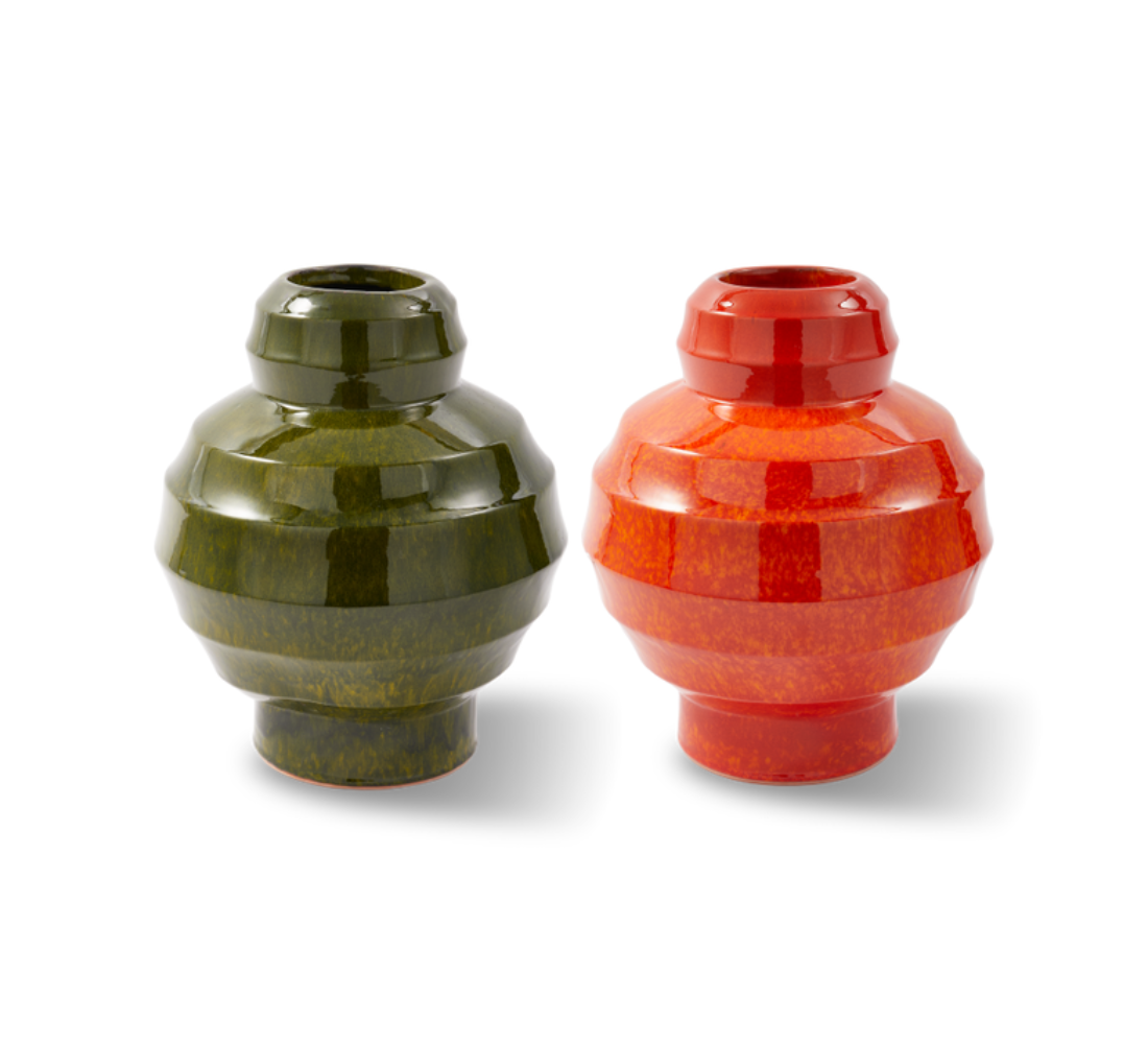 SUMO PLANT POT Vase dunkelgrün