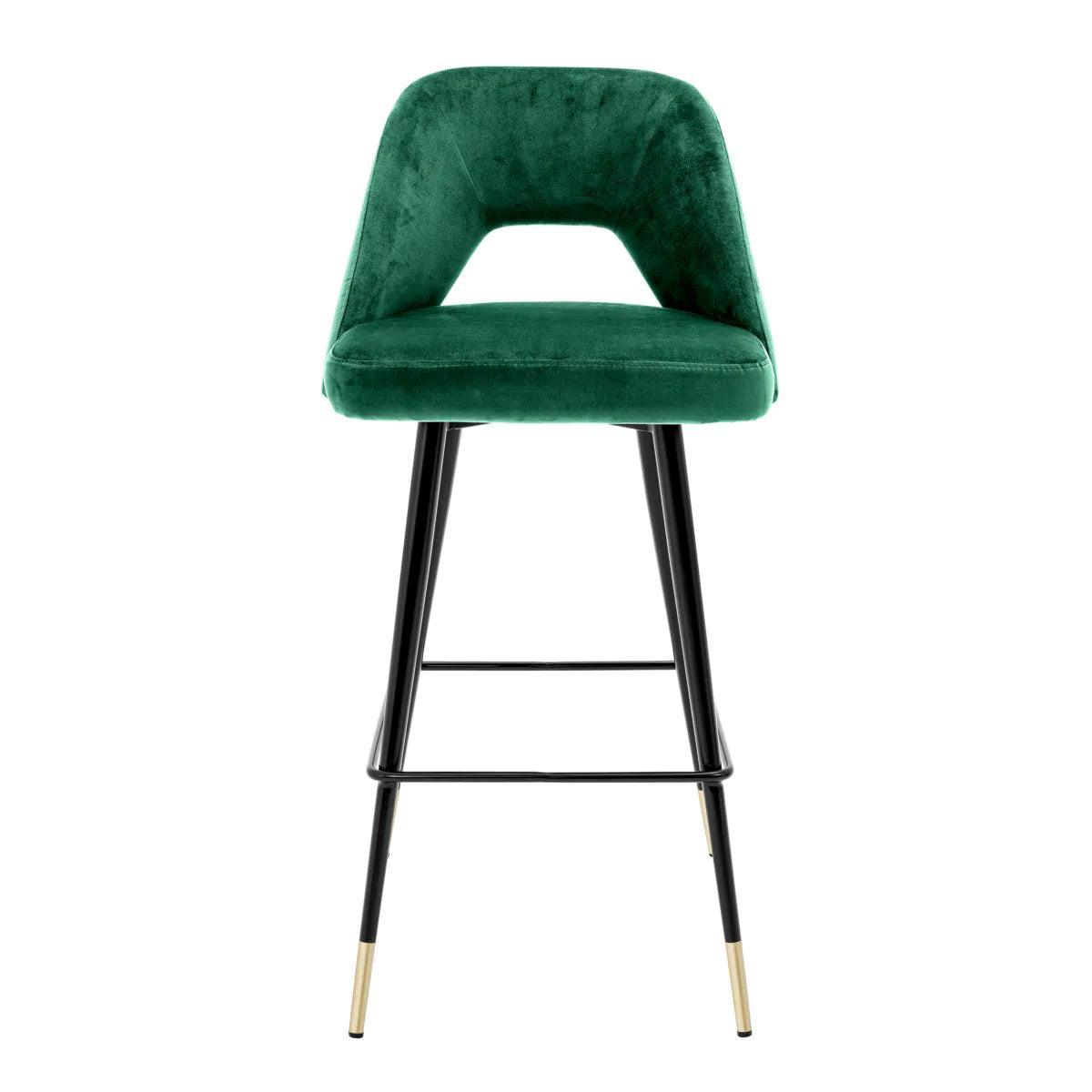 Hoker aksamitny AVORIO zielony Eichholtz Eye on Design