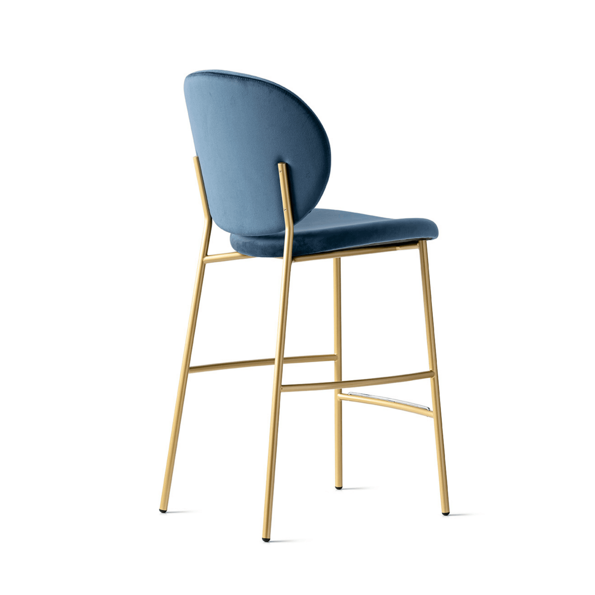 Hoker aksamitny INÈS niebieski Calligaris Eye on Design
