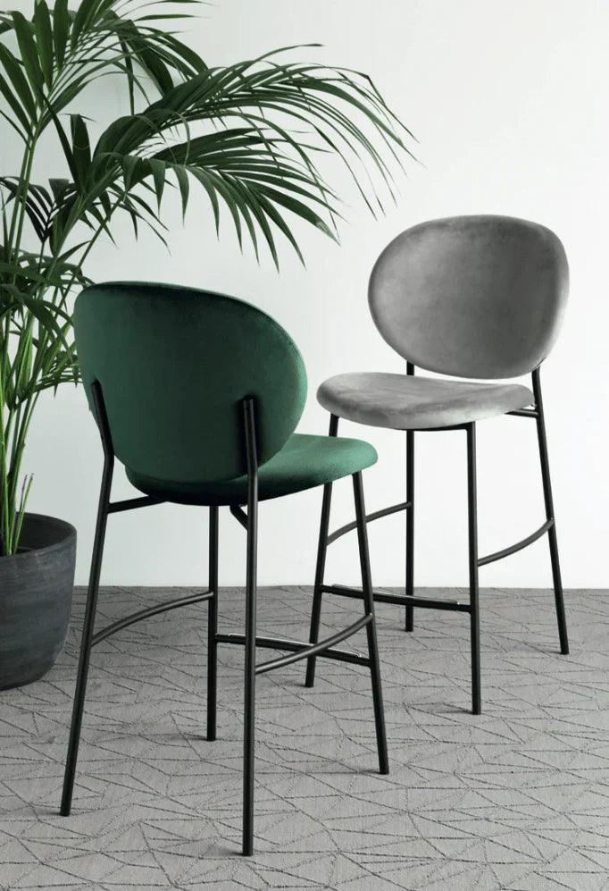 Hoker aksamitny INÈS szary Calligaris Eye on Design