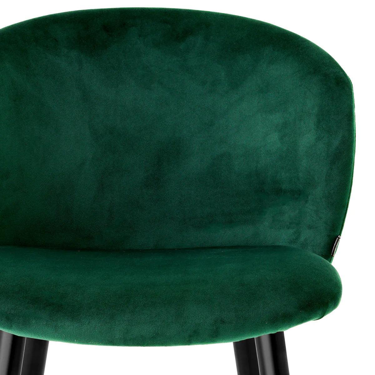 Hoker aksamitny VOLANTE ciemnozielony Eichholtz 92.5 cm Eye on Design