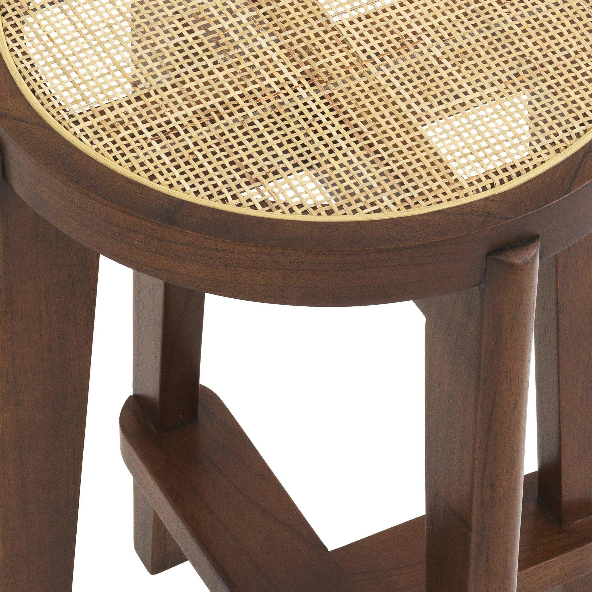 Hoker DAREAU brązowy z rattanem Eichholtz Eye on Design